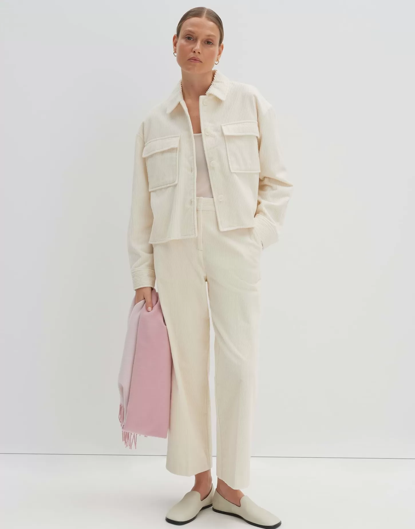 DAMES OPUS Corduroy Bloes Zohanna Wit Online Bestellen
