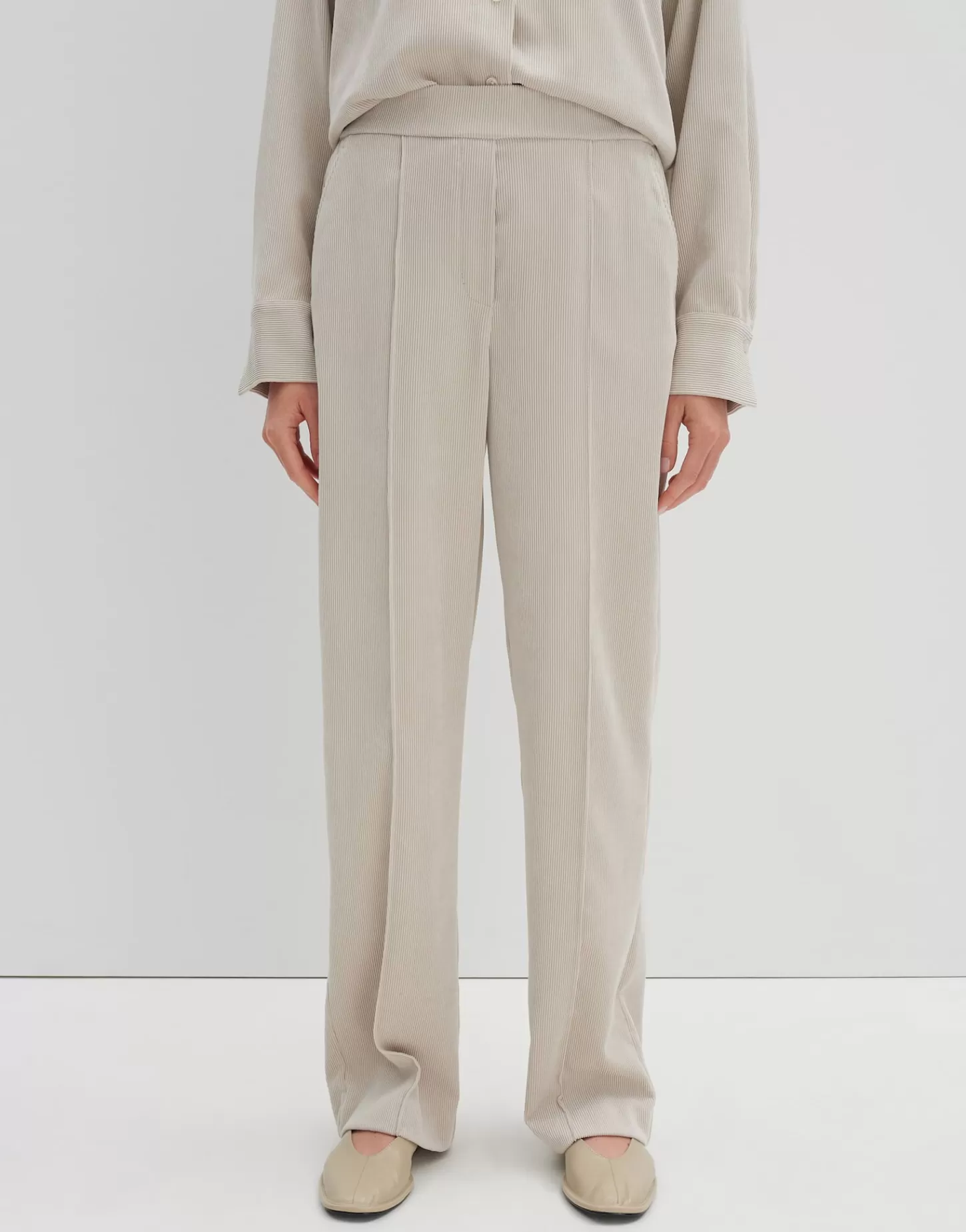 DAMES OPUS Corduroy Broek Cenya Corduroy Beige Online Bestellen
