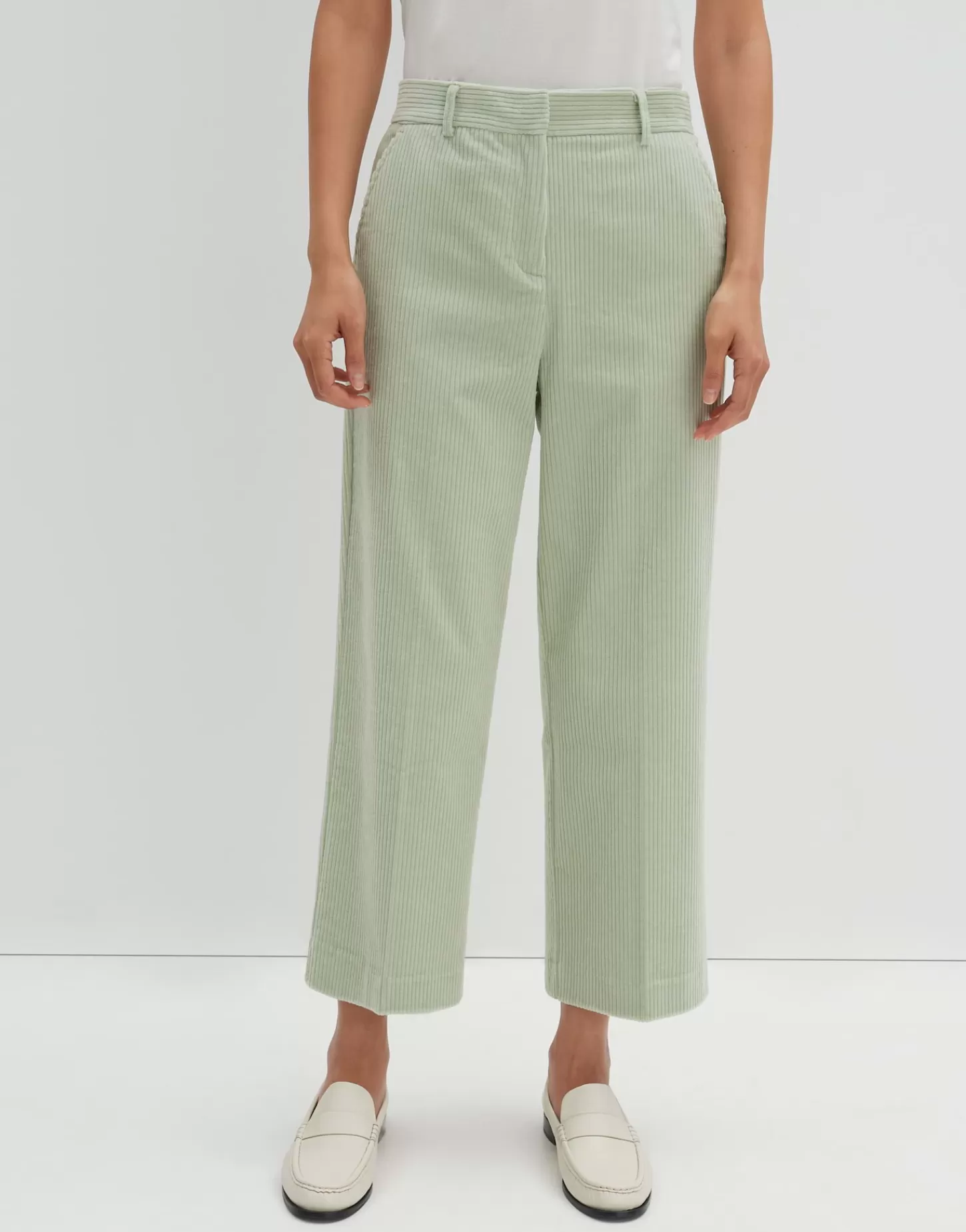 DAMES OPUS Corduroy Broek Cisilia Corduroy Groen Online Bestellen