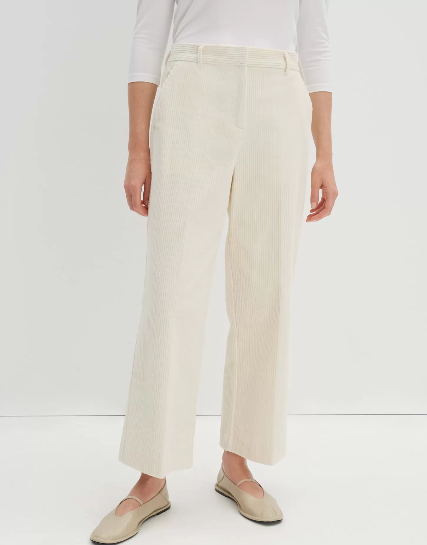 DAMES OPUS Corduroy Broek Cisilia Corduroy Wit Online Bestellen