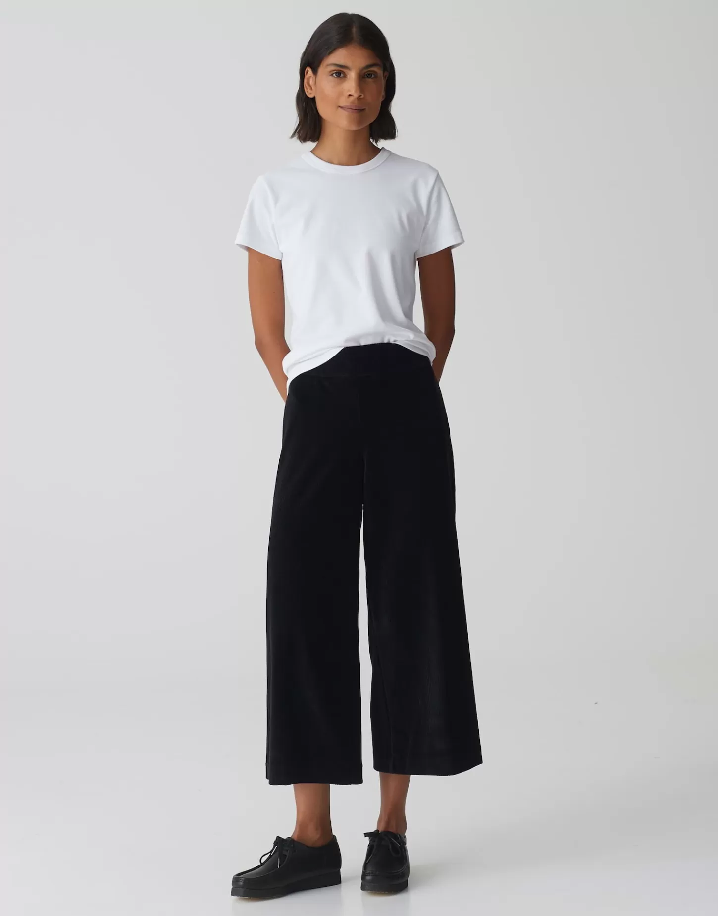 DAMES OPUS Corduroy Broek Misha Corduroy Zwart Online Bestellen