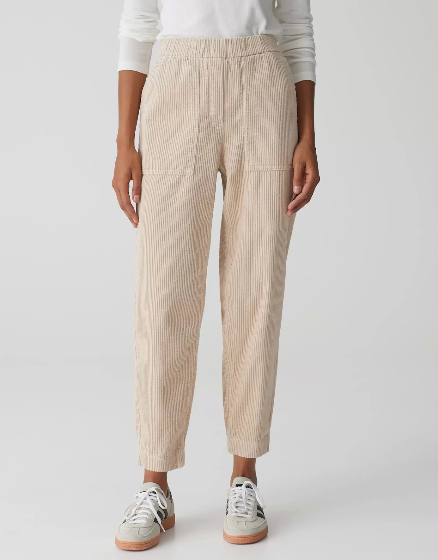 DAMES OPUS Corduroy Broek Myha Corduroy Beige Online Bestellen
