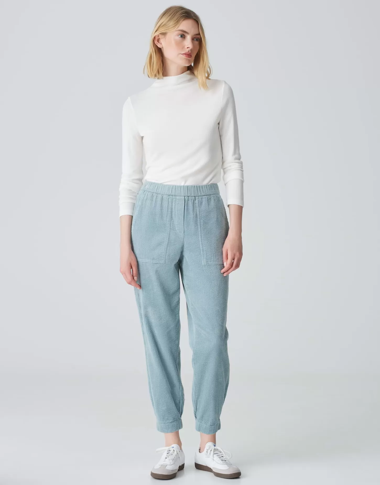 DAMES OPUS Corduroy Broek Myha Corduroy Blauw Online Bestellen
