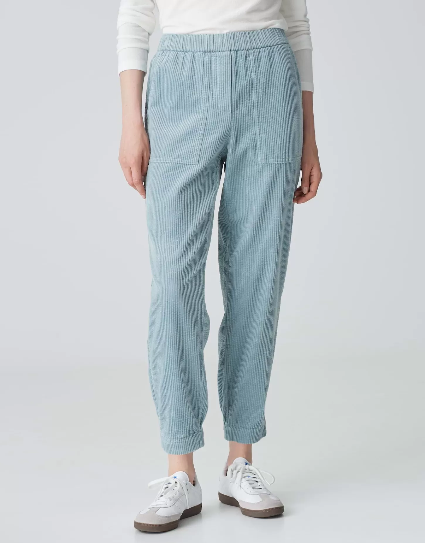 DAMES OPUS Corduroy Broek Myha Corduroy Blauw Online Bestellen