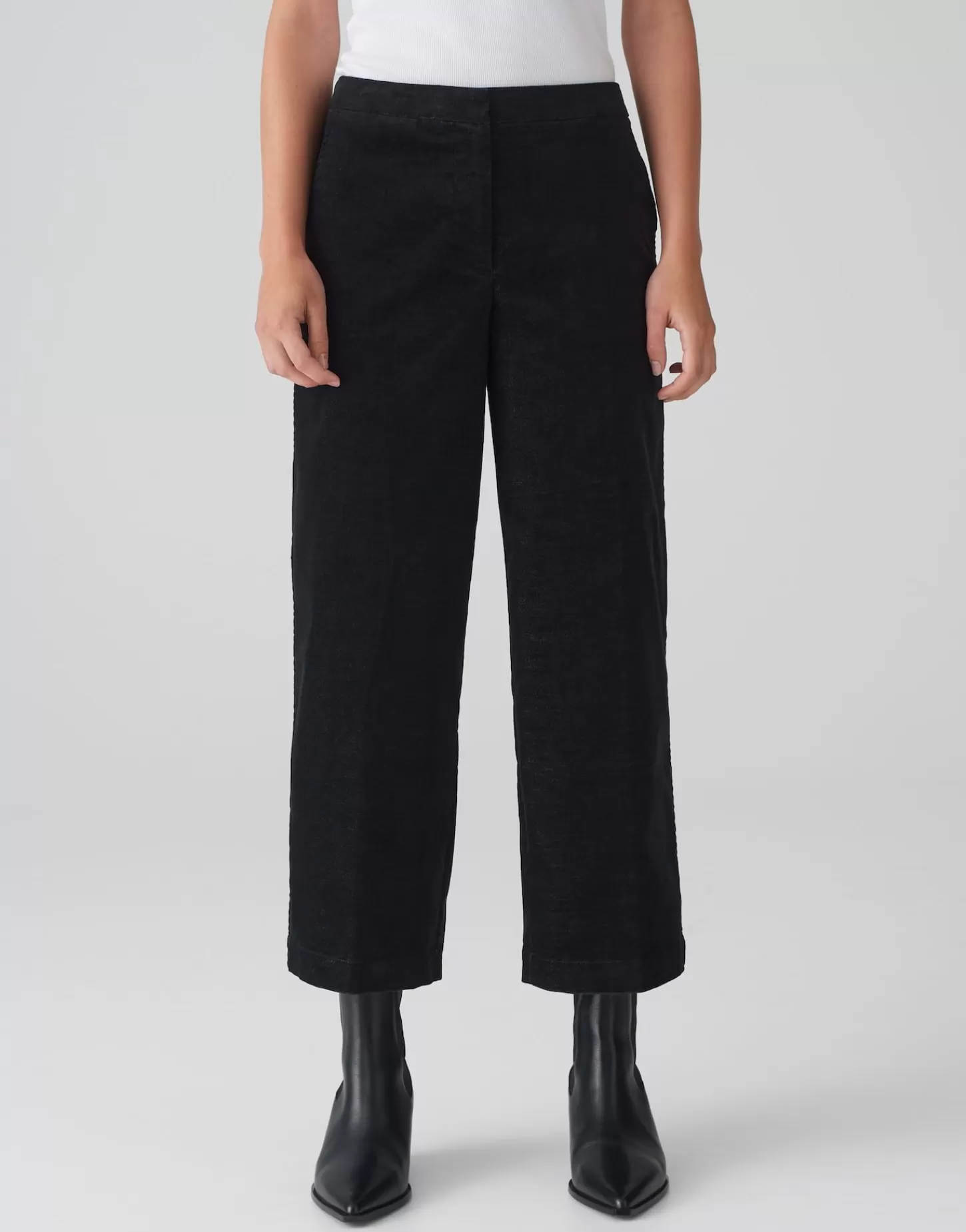 DAMES OPUS Fluwelen Broek Mondai Zwart Online Bestellen