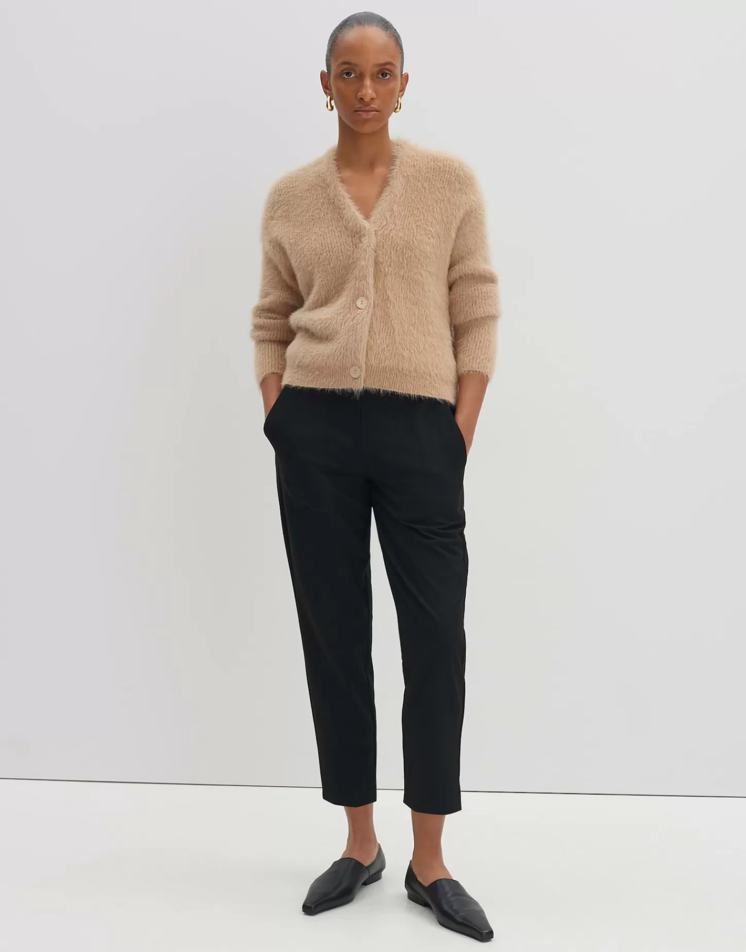 DAMES OPUS Gebreid Vest Tannah Beige Online Bestellen