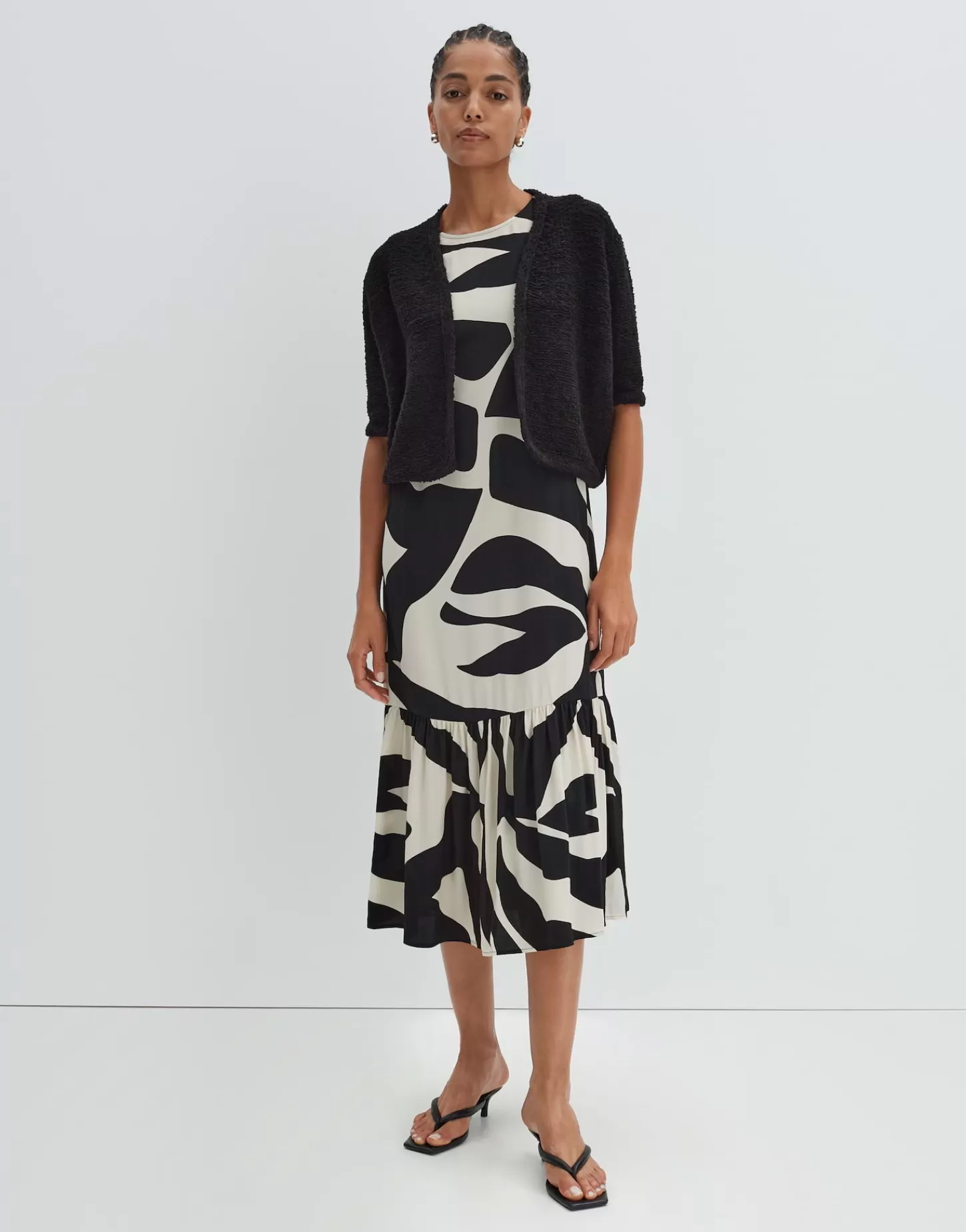 DAMES OPUS Gebreid Vest Tibelia Zwart Online Bestellen