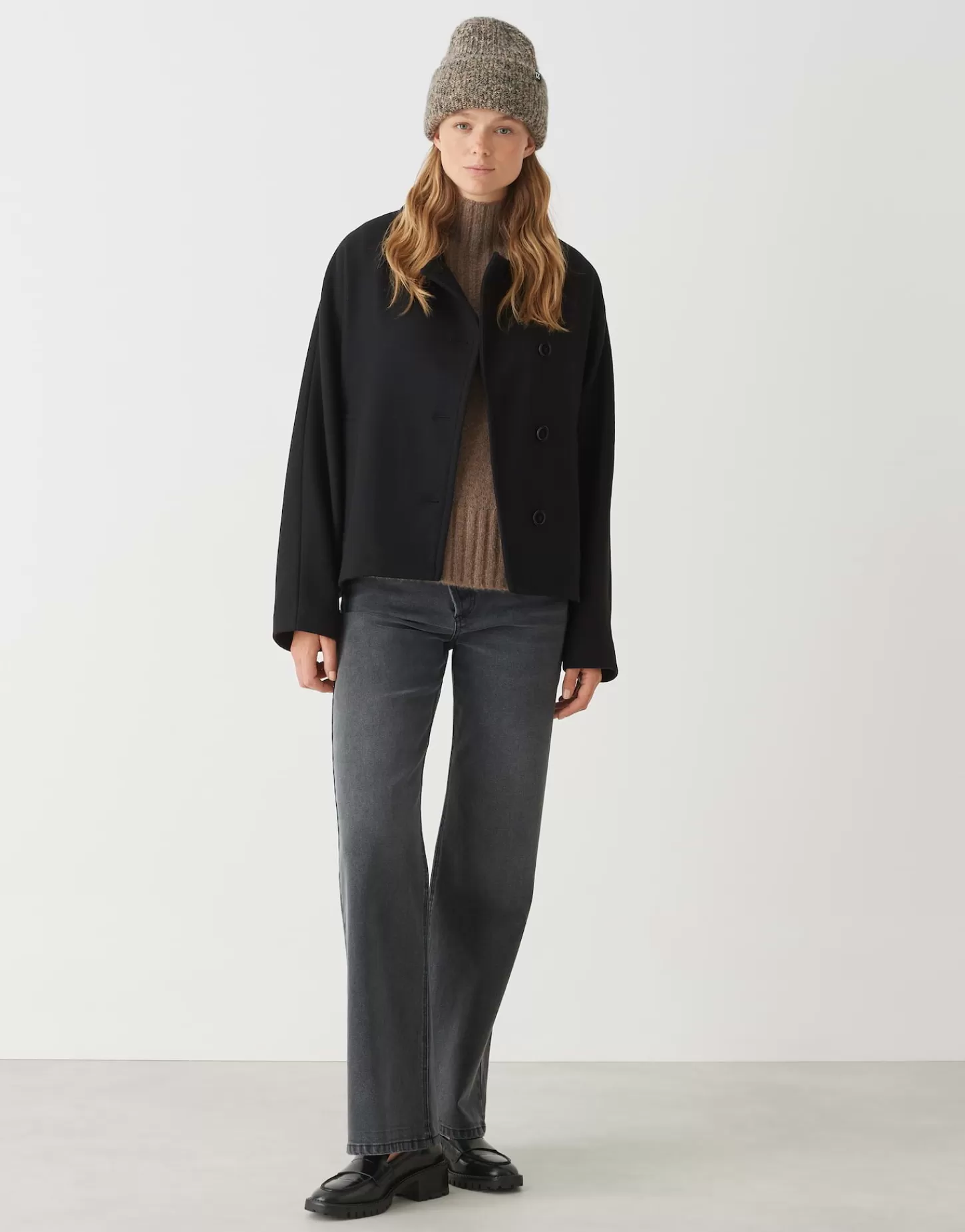 DAMES OPUS Gebreide Muts Amaddie Cap Bruin Online Bestellen