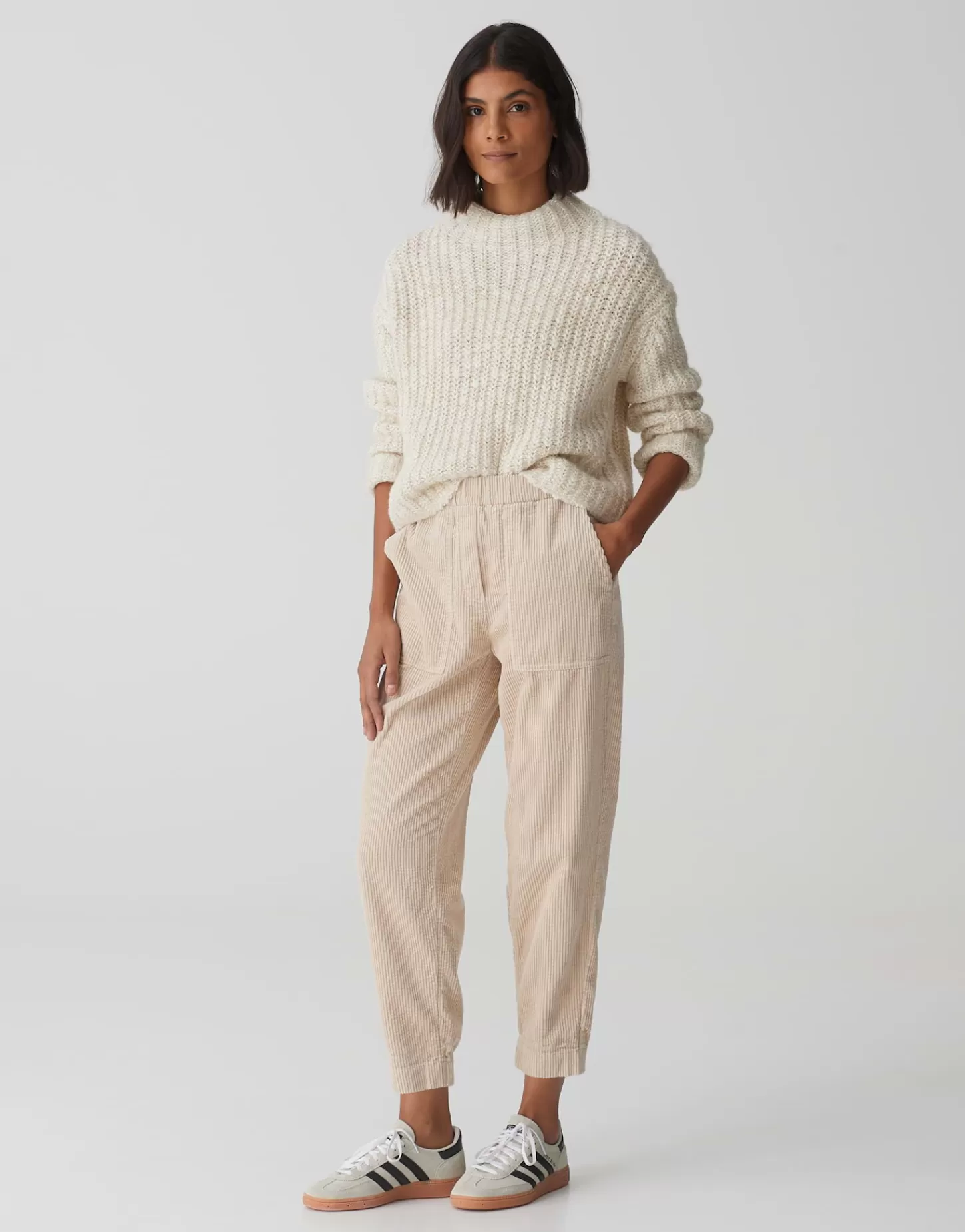 DAMES OPUS Gebreide Trui Perke Beige Online Bestellen