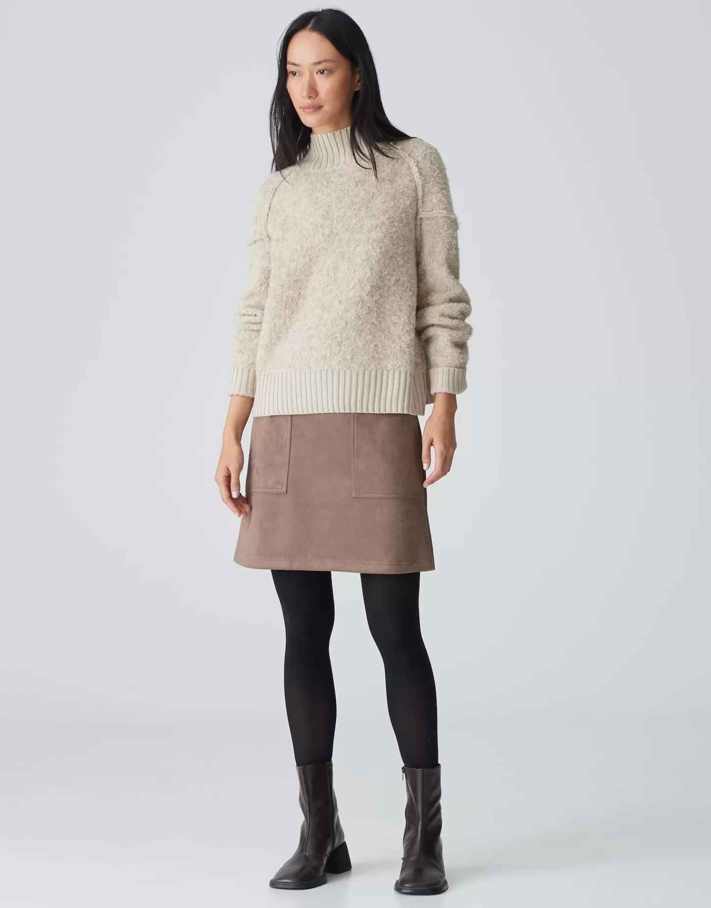 DAMES OPUS Gebreide Trui Puklana Beige Online Bestellen