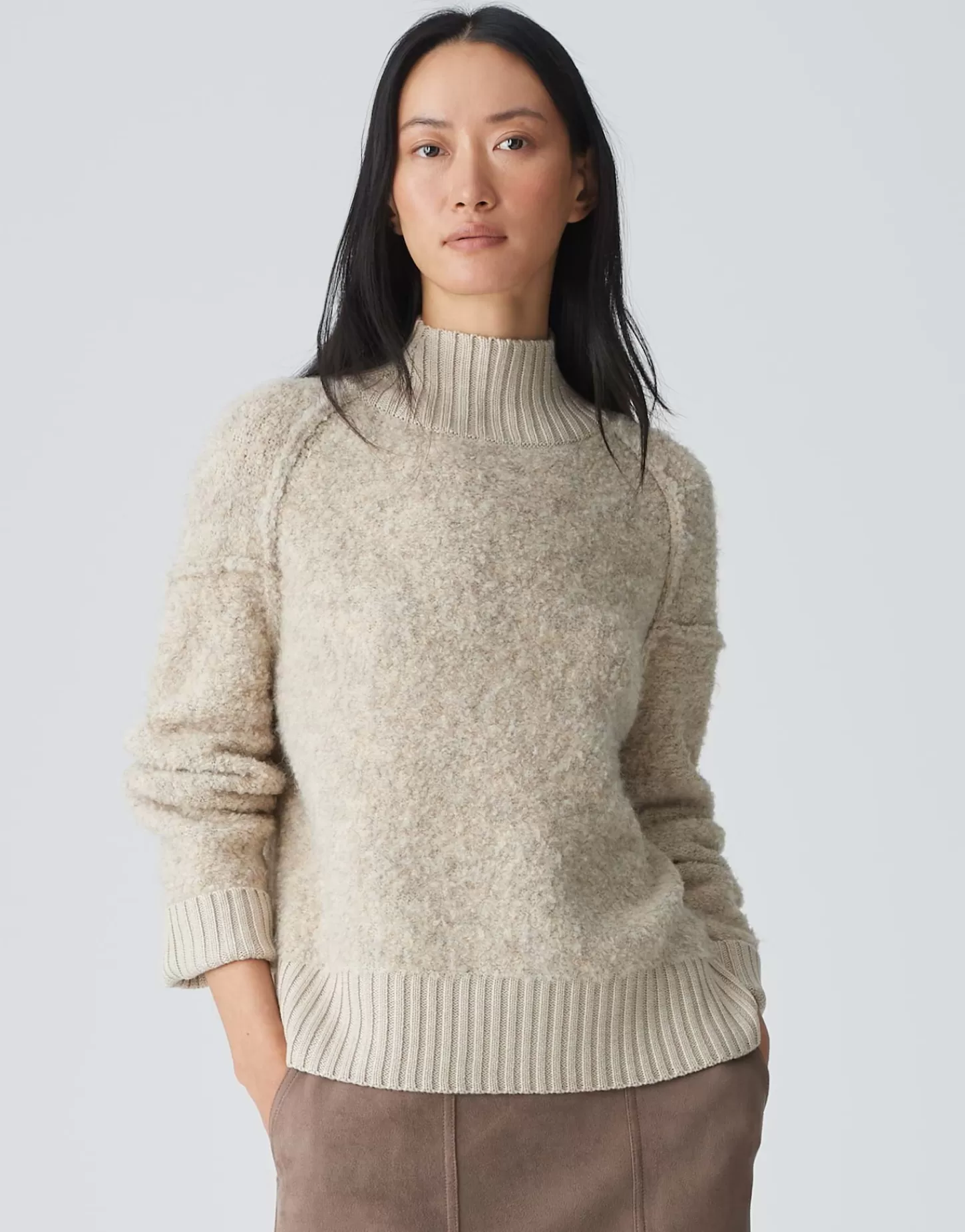 DAMES OPUS Gebreide Trui Puklana Beige Online Bestellen