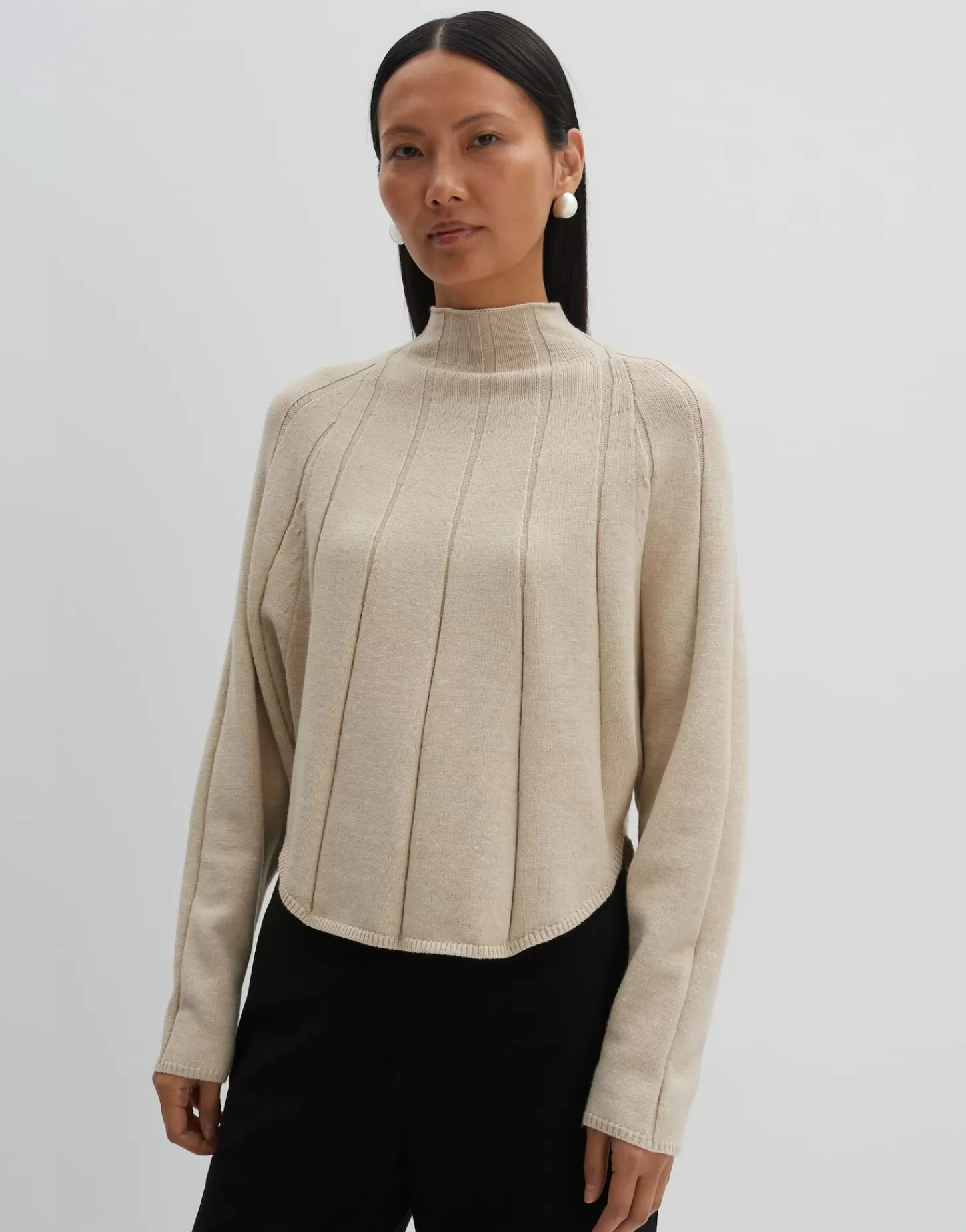 DAMES OPUS Gebreide Trui Tanima Beige Online Bestellen