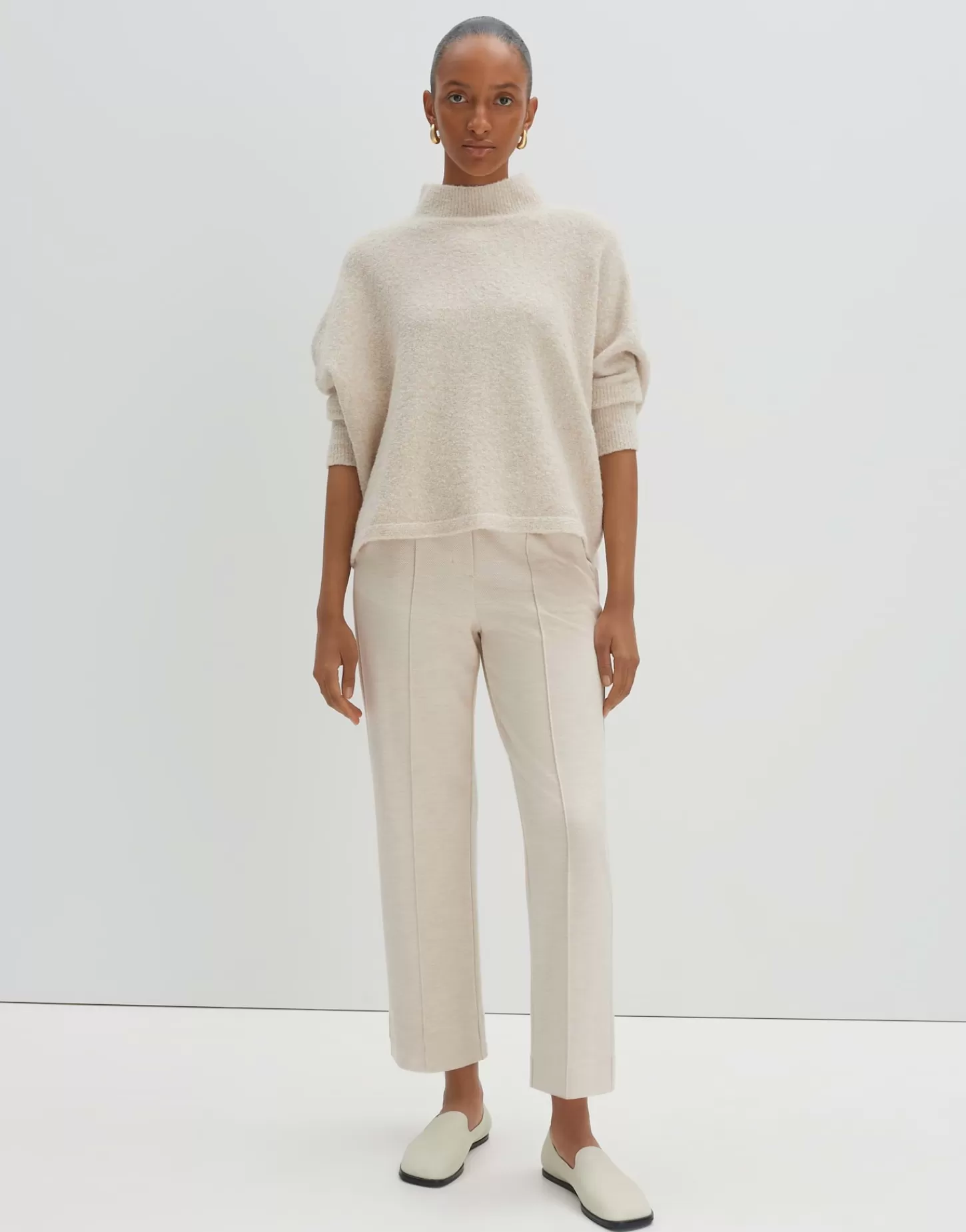DAMES OPUS Gebreide Trui Tiola Beige Online Bestellen