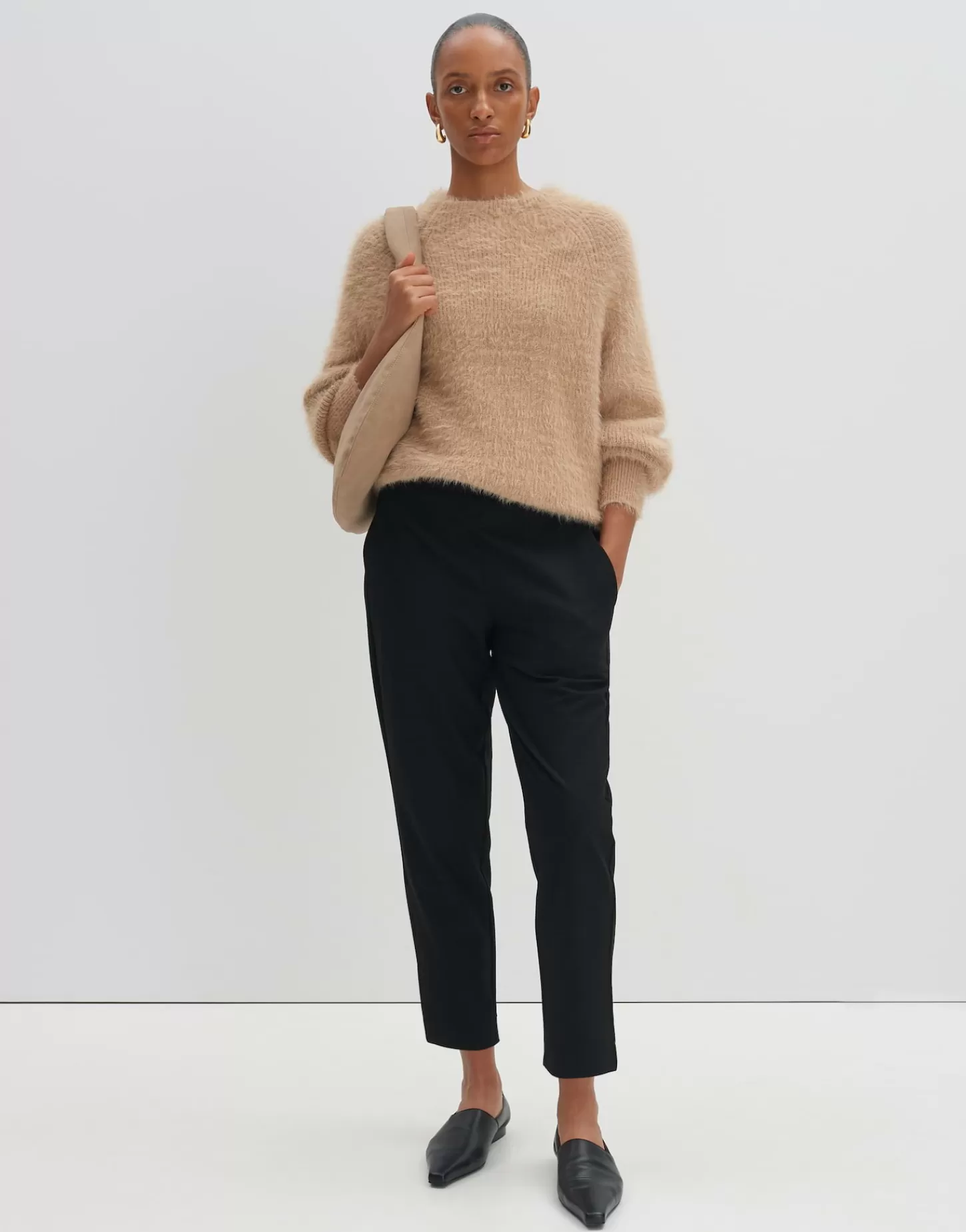 DAMES OPUS Gebreide Trui Tissie Beige Online Bestellen