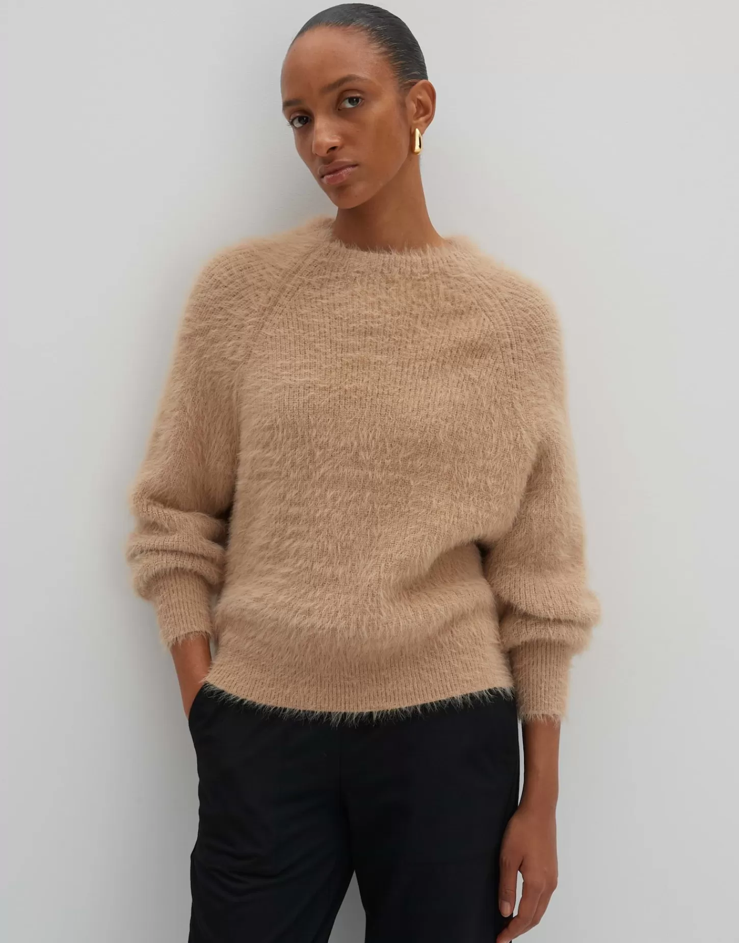DAMES OPUS Gebreide Trui Tissie Beige Online Bestellen