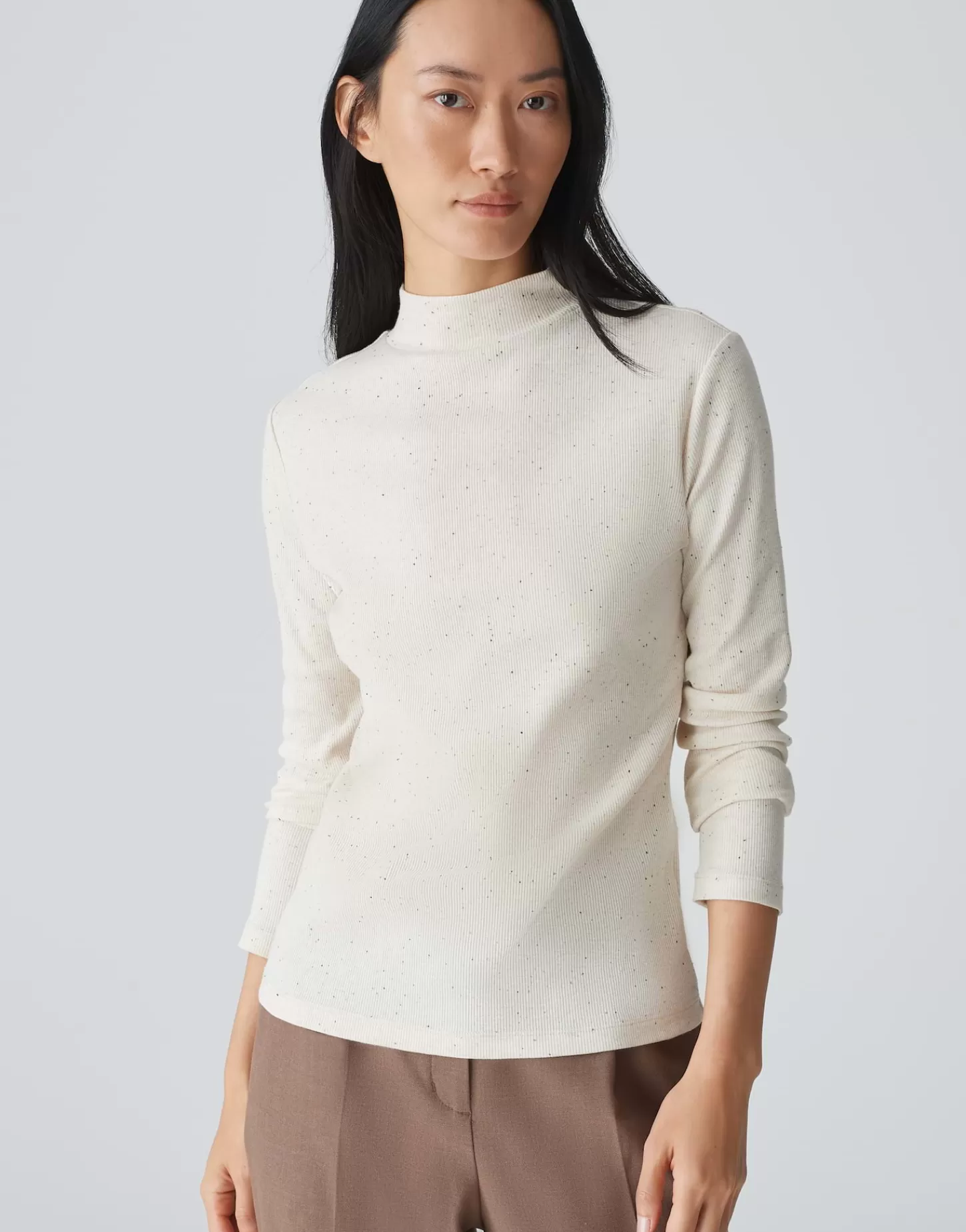 DAMES OPUS Geribd Shirt Suhanna Wit Online Bestellen