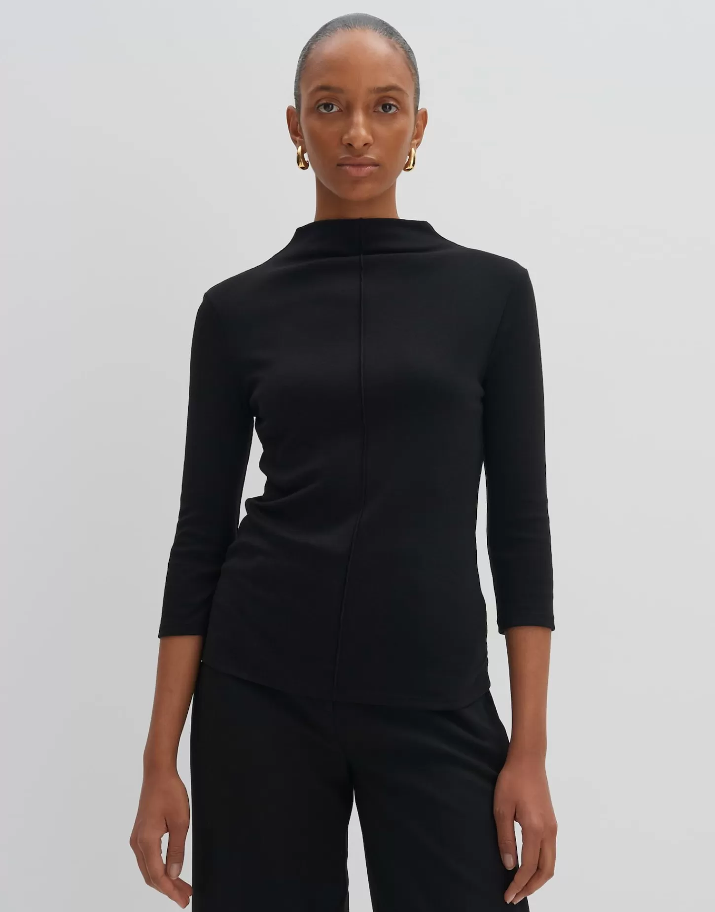 DAMES OPUS Jerseyshirt Keeli Zwart Online Bestellen