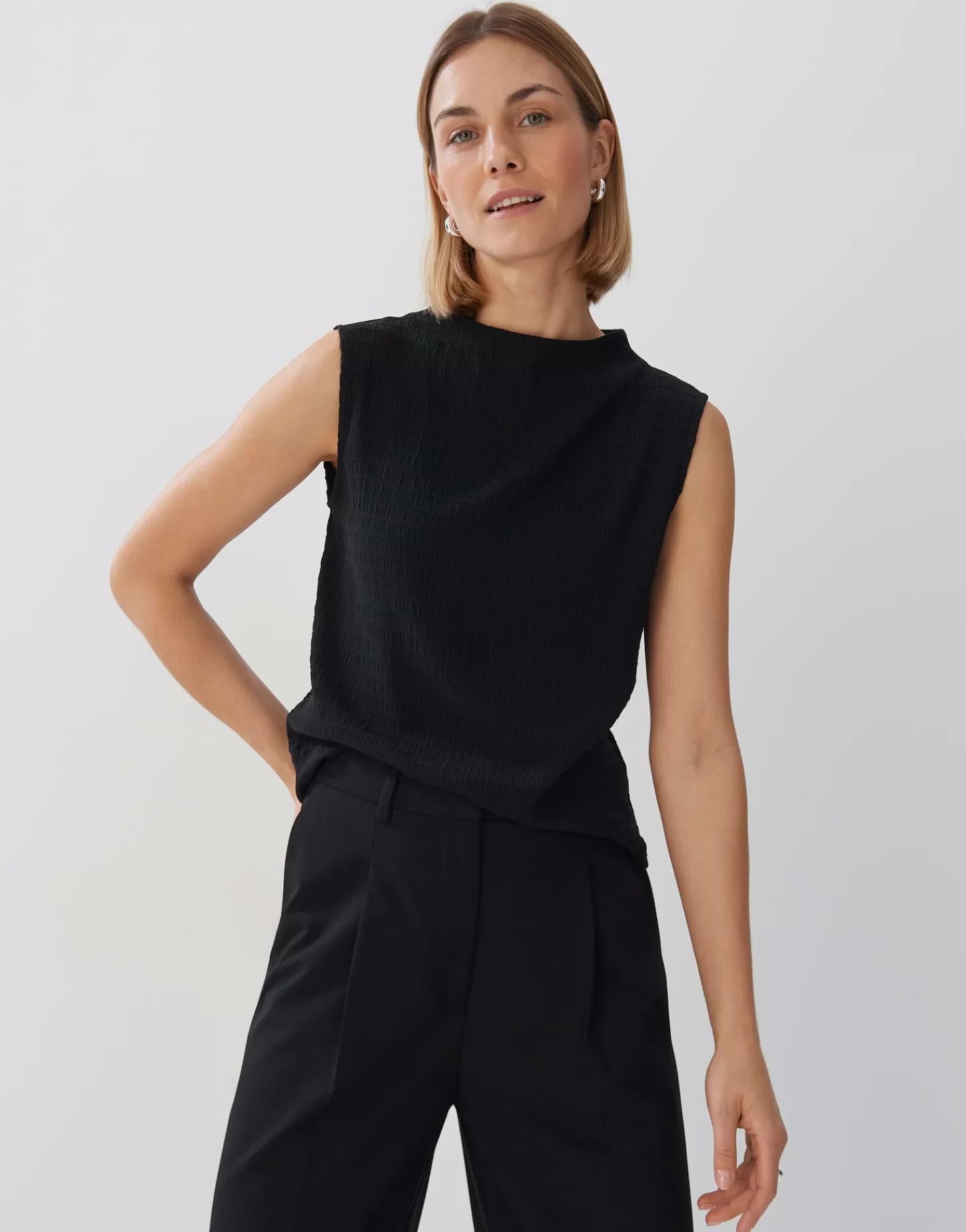 DAMES OPUS Jerseytop Kidera Zwart Online Bestellen