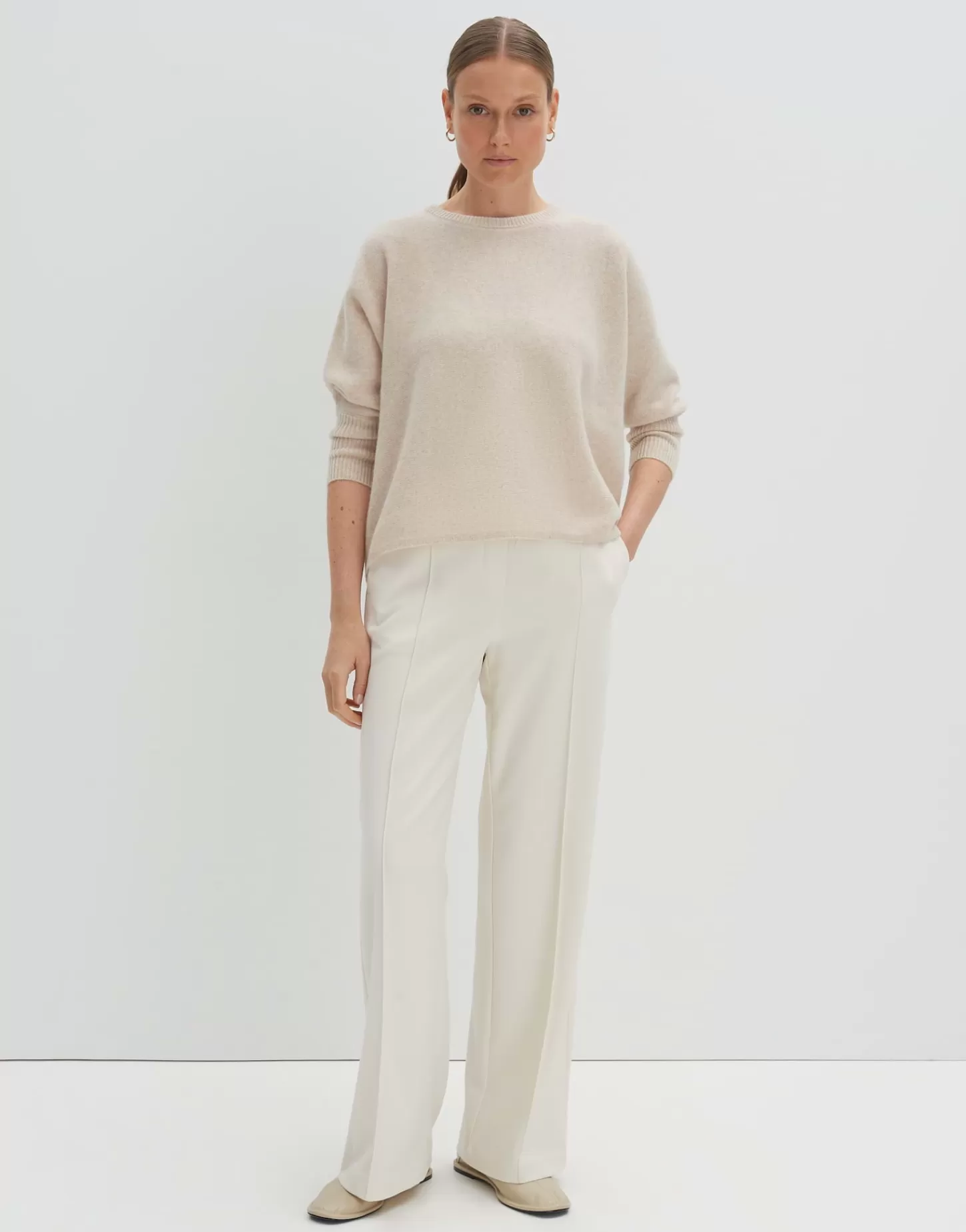 DAMES OPUS Kasjmier Trui Tjade Beige Online Bestellen