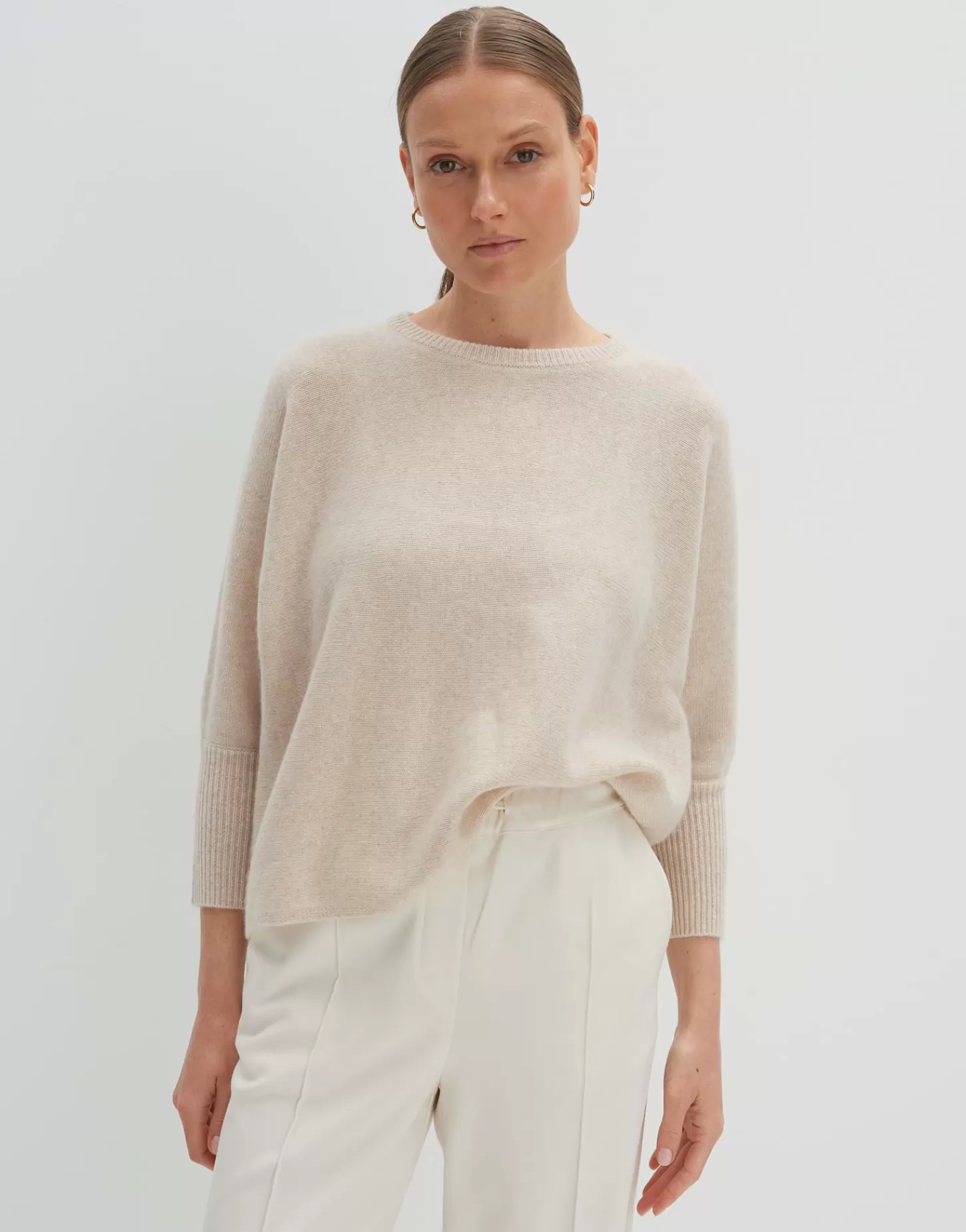 DAMES OPUS Kasjmier Trui Tjade Beige Online Bestellen