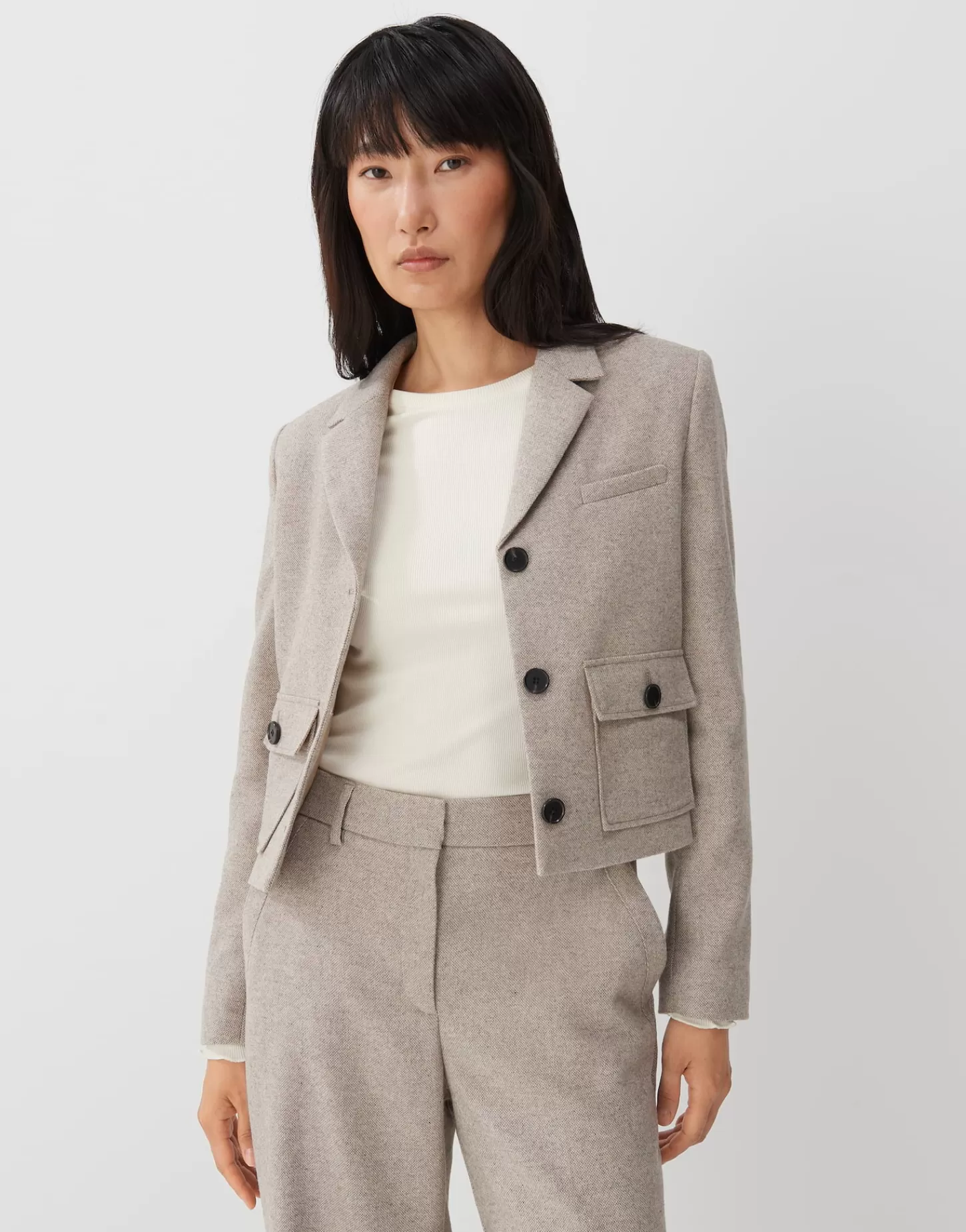 DAMES OPUS Korte Blazer Naine Beige Online Bestellen