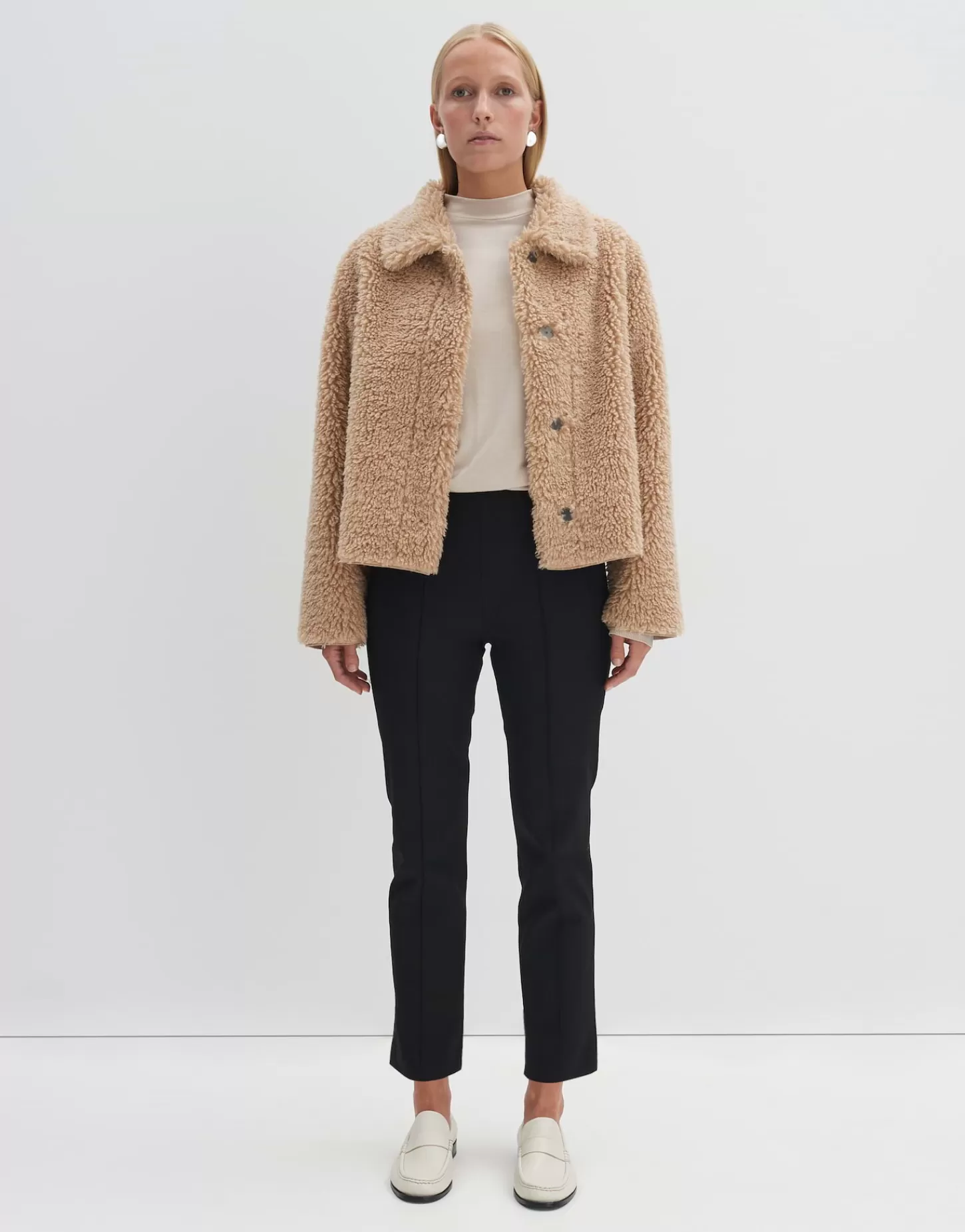 DAMES OPUS Korte Jas Variett Beige Online Bestellen