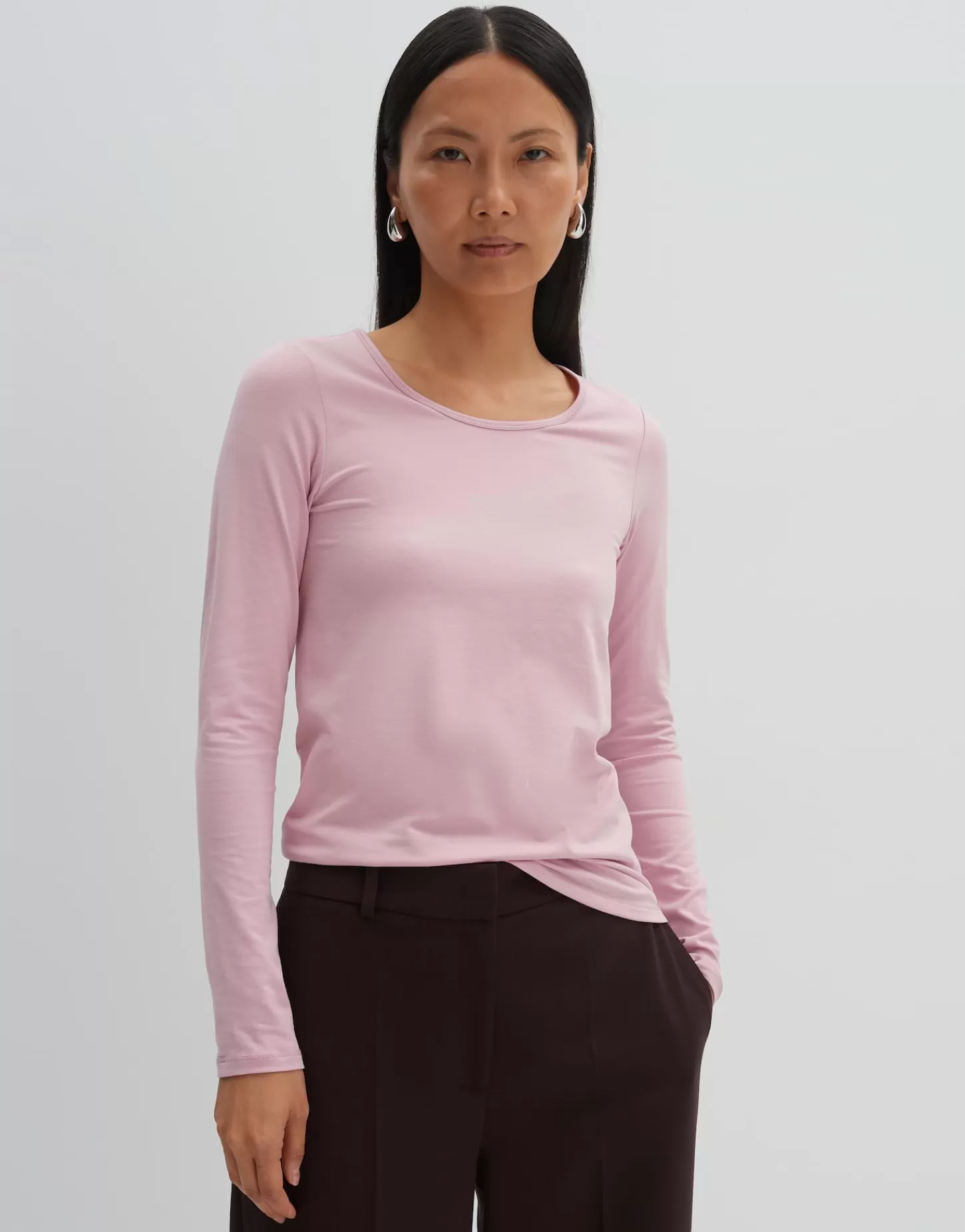 DAMES OPUS Longsleeve Kalia Roze Online Bestellen