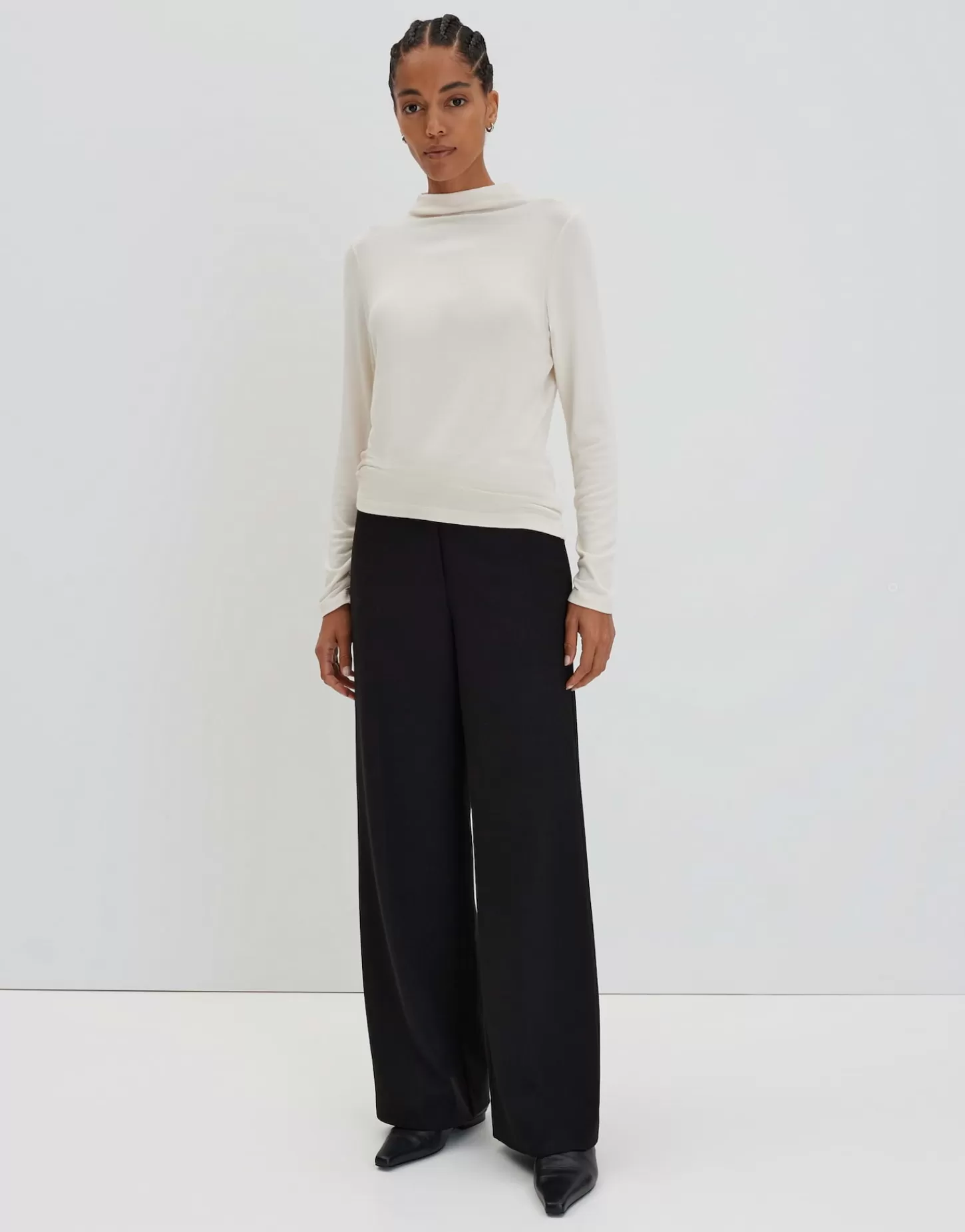 DAMES OPUS Longsleeve Kesia Wit Online Bestellen