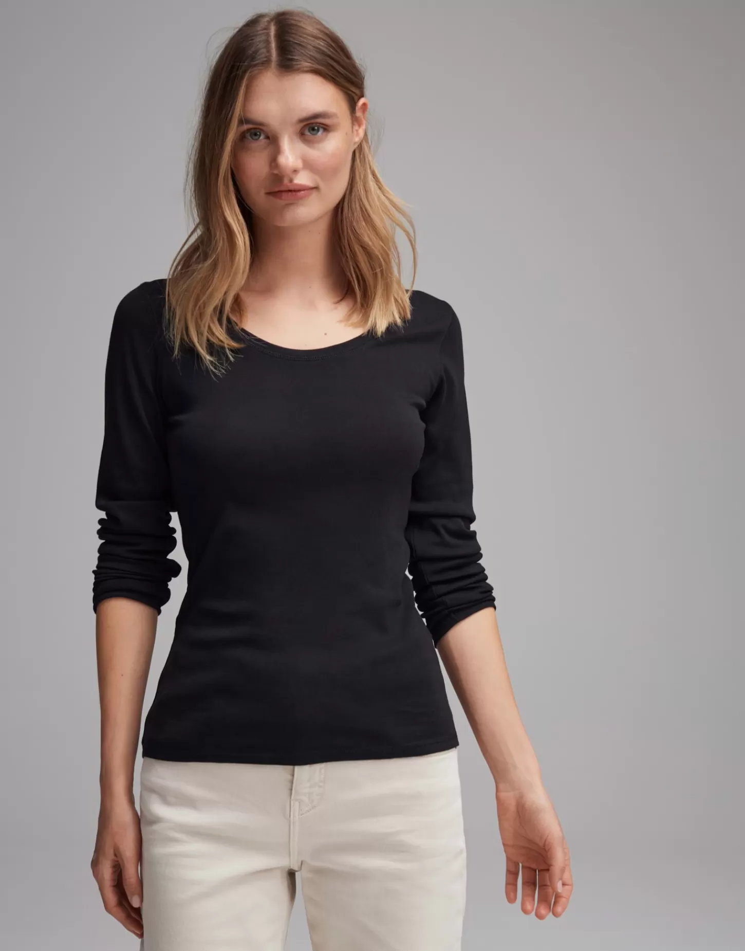 DAMES OPUS Longsleeve Sorana Zwart Online Bestellen