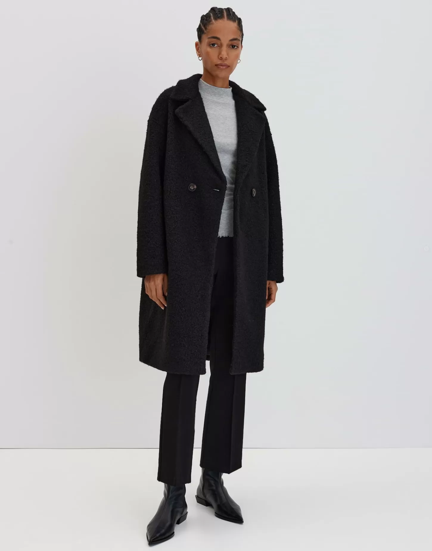 DAMES OPUS Mantel Vantela Zwart Online Bestellen