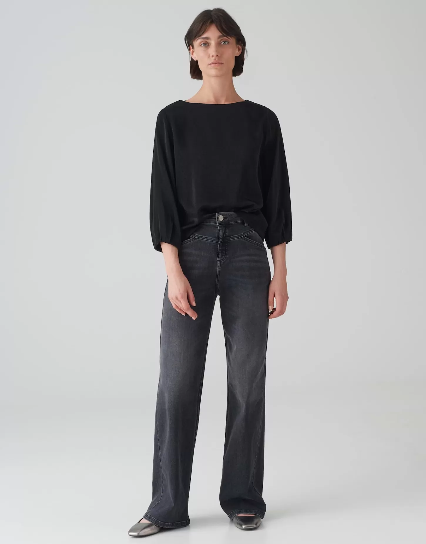 DAMES OPUS Overhemd Blouse Flixi Zwart Online Bestellen