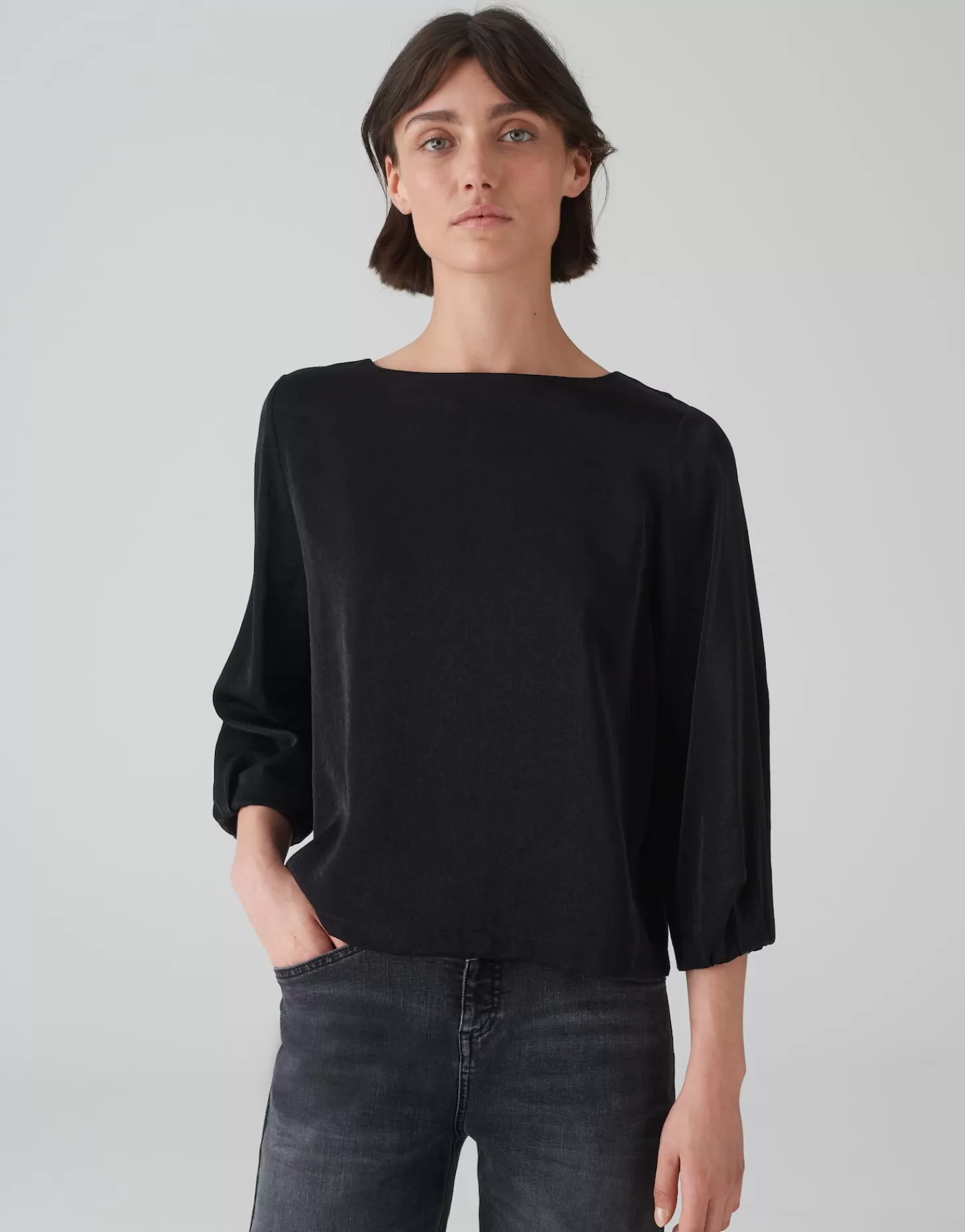 DAMES OPUS Overhemd Blouse Flixi Zwart Online Bestellen