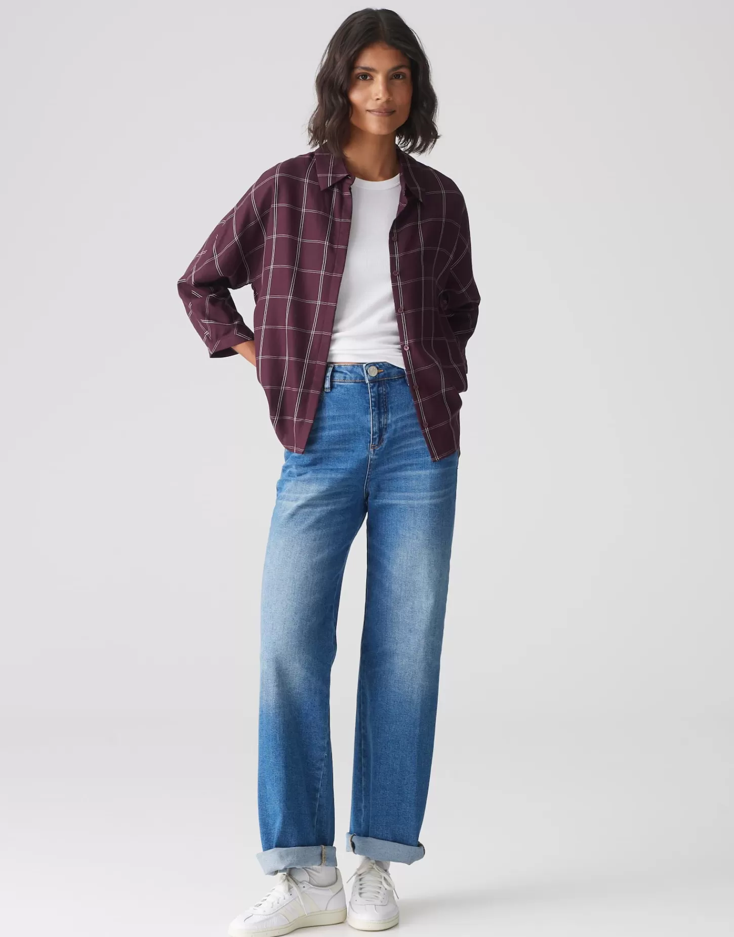 DAMES OPUS Overhemd Blouse Fudo Attire Paars Online Bestellen