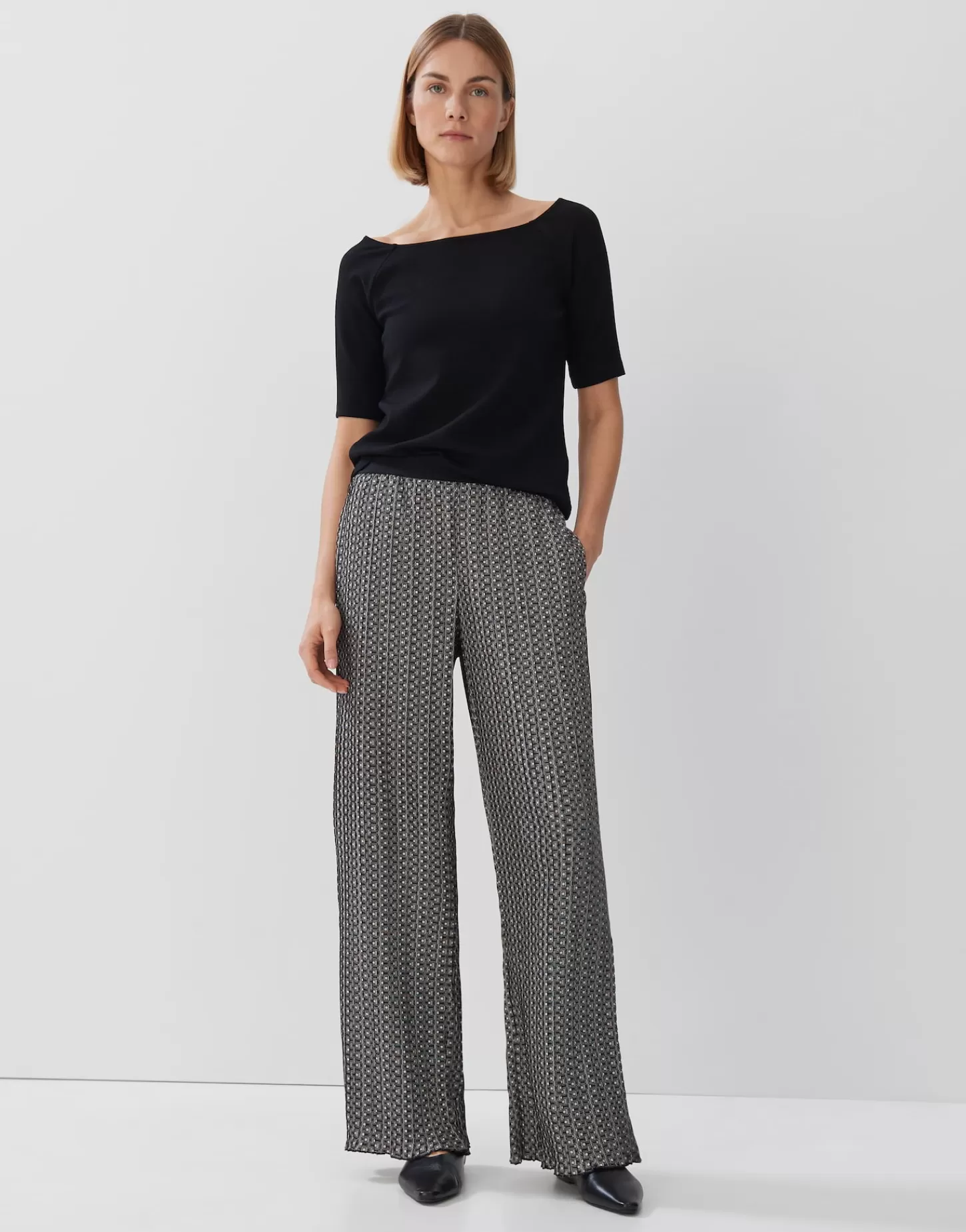 DAMES OPUS Overhemd Karmin Zwart Online Bestellen