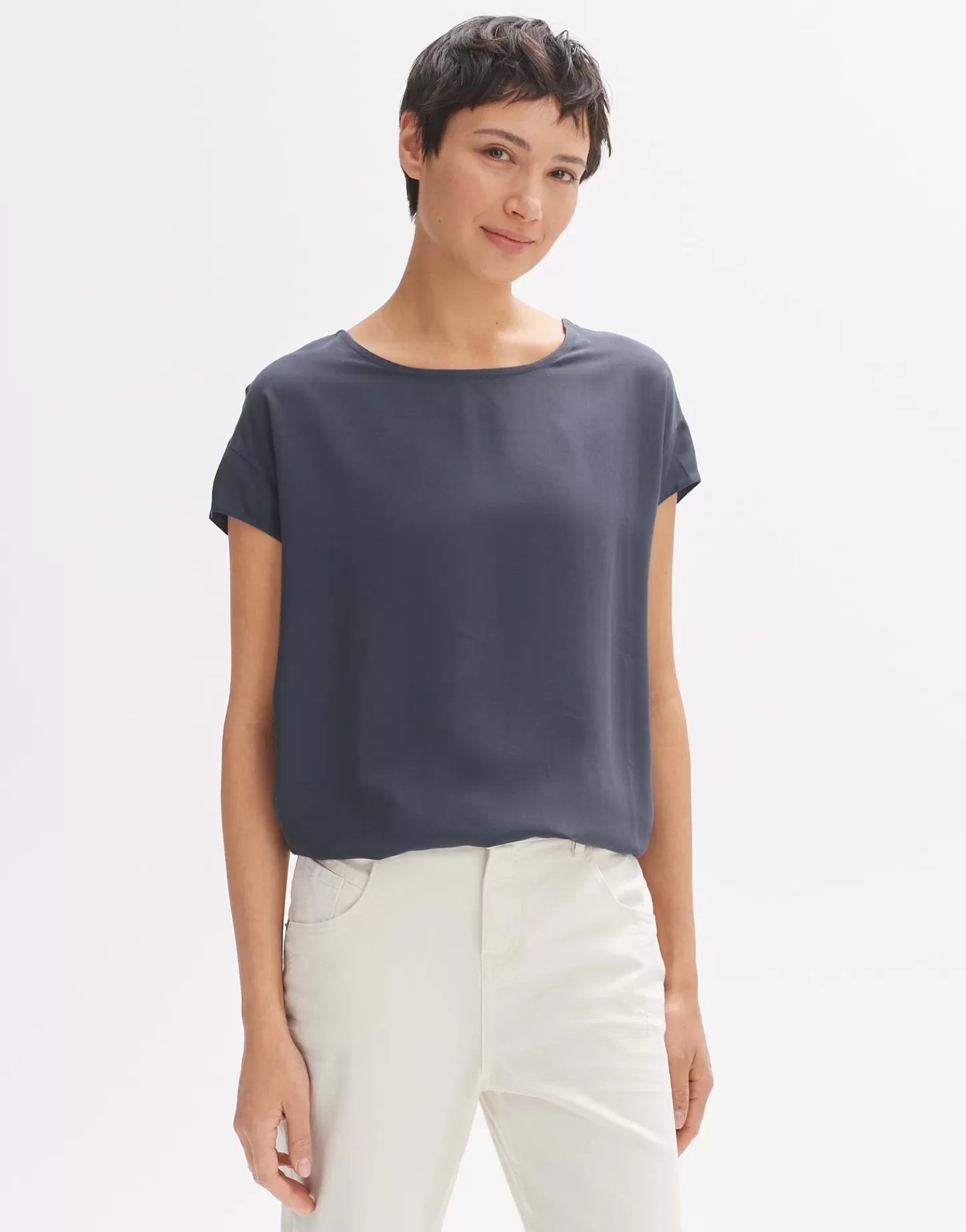 DAMES OPUS Overhemd Skita Soft Grijs Online Bestellen
