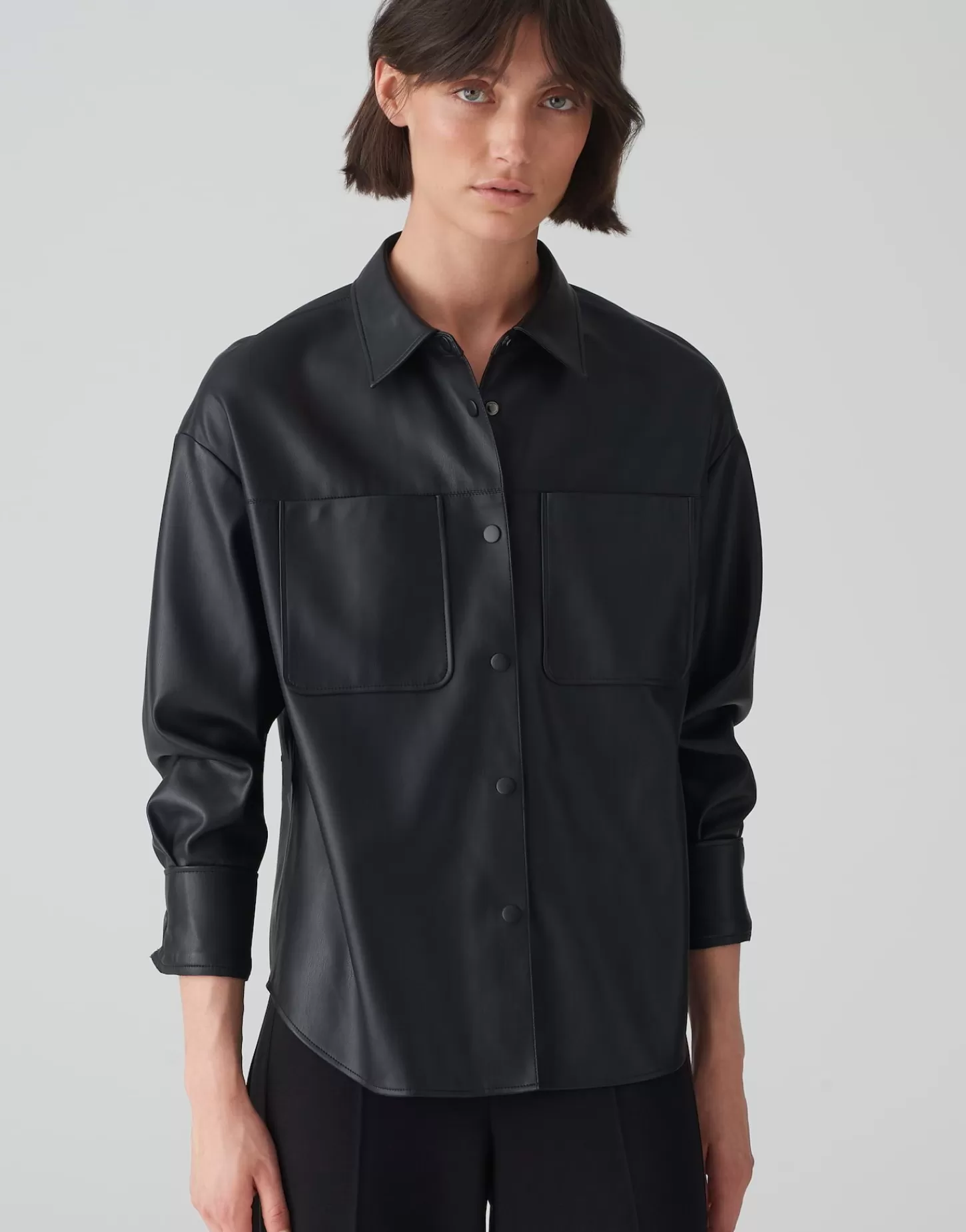 DAMES OPUS Overhemdblouse Firius Zwart Online Bestellen