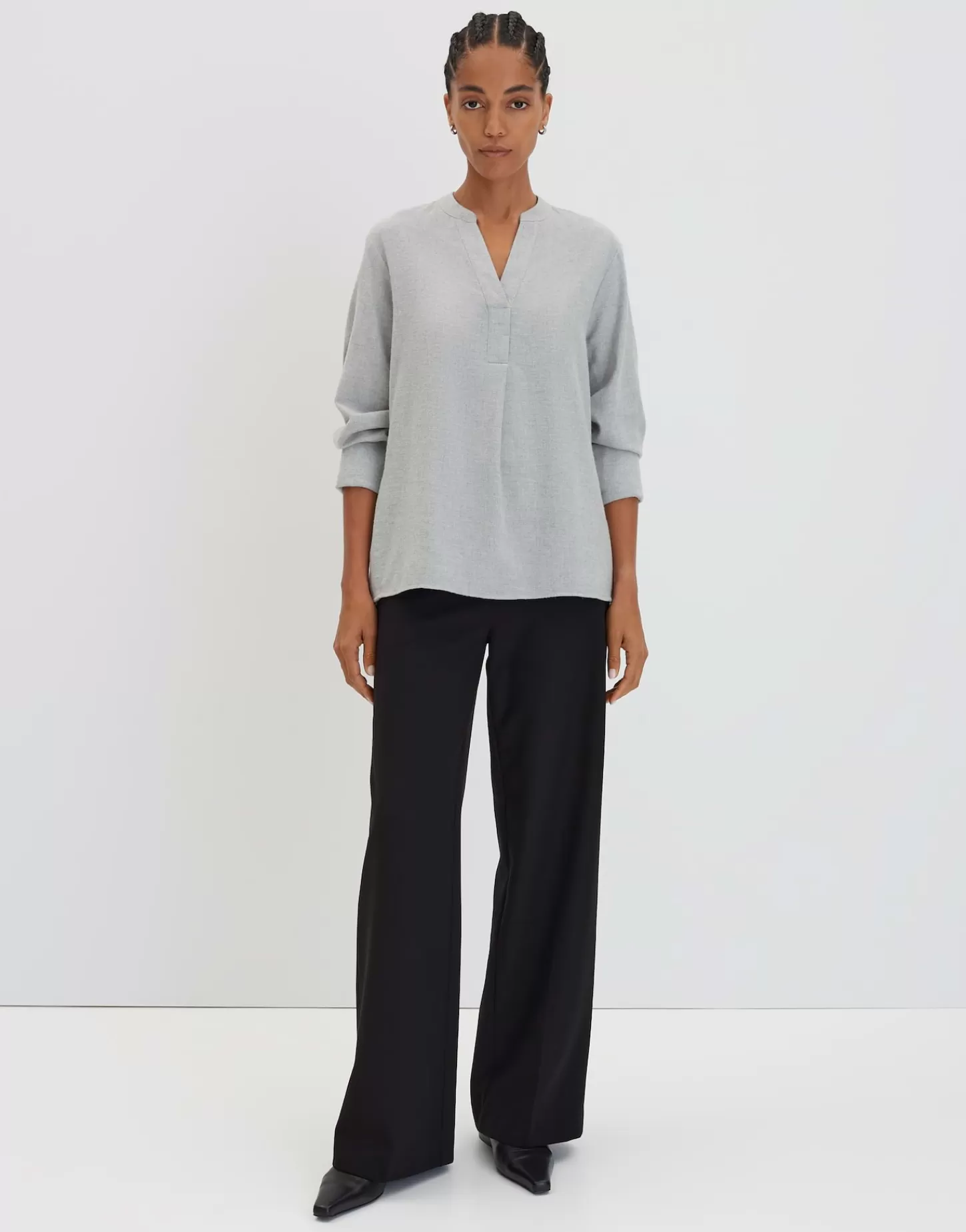 DAMES OPUS Oversized Blouse Zanell Grijs Online Bestellen