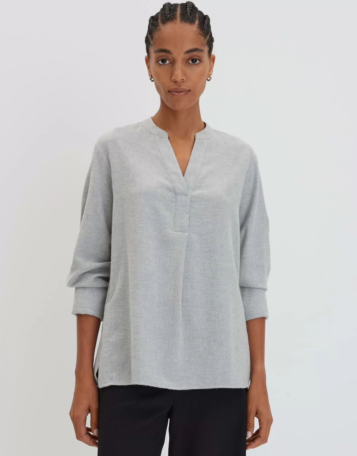DAMES OPUS Oversized Blouse Zanell Grijs Online Bestellen