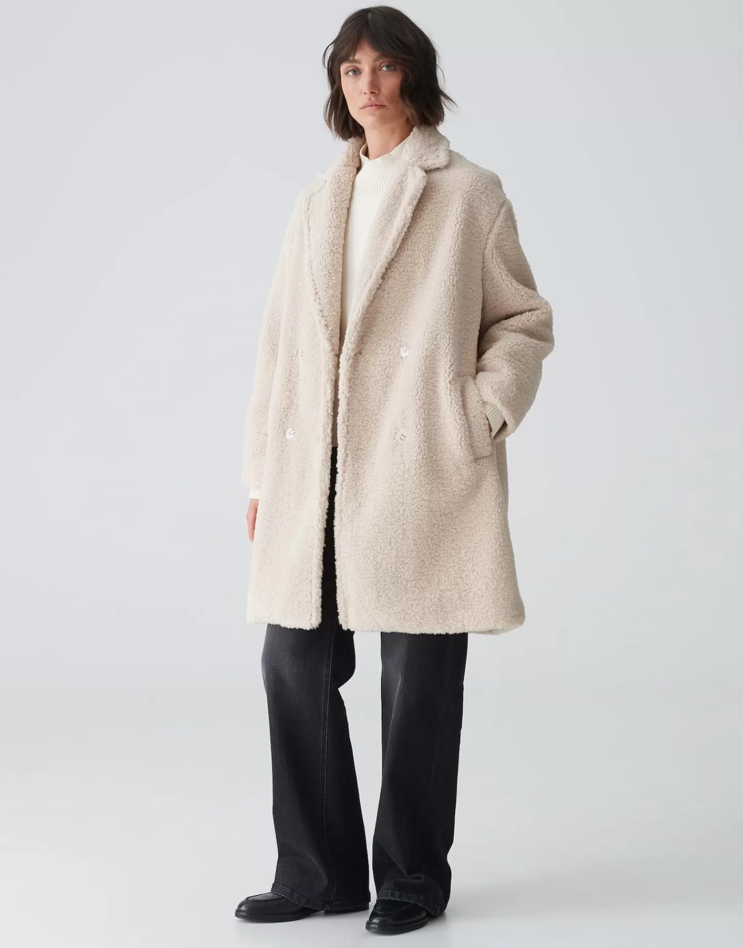 DAMES OPUS Oversized Mantel Honise Beige Online Bestellen