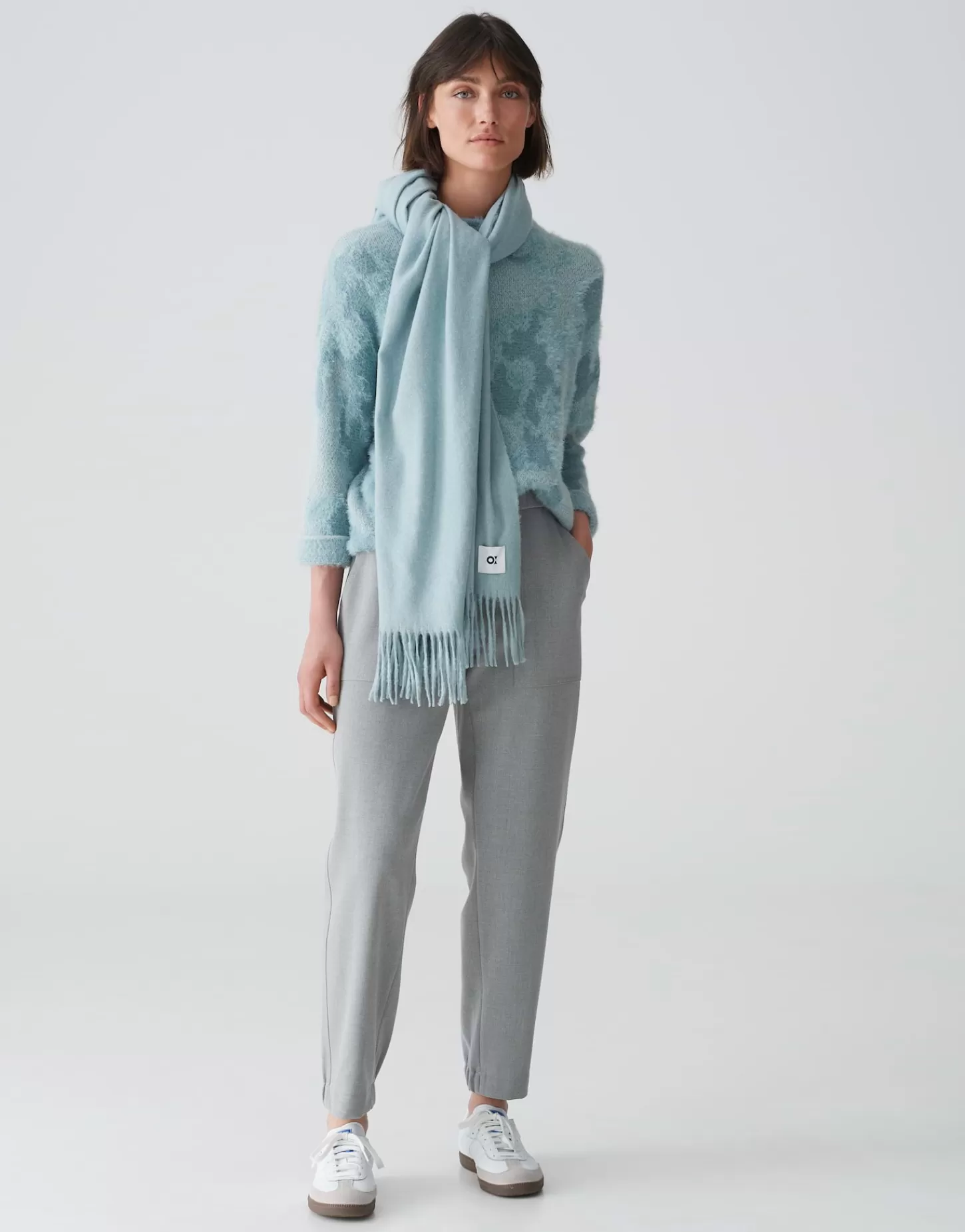 DAMES OPUS Oversized Sjaal Anell Scarf Blauw Online Bestellen