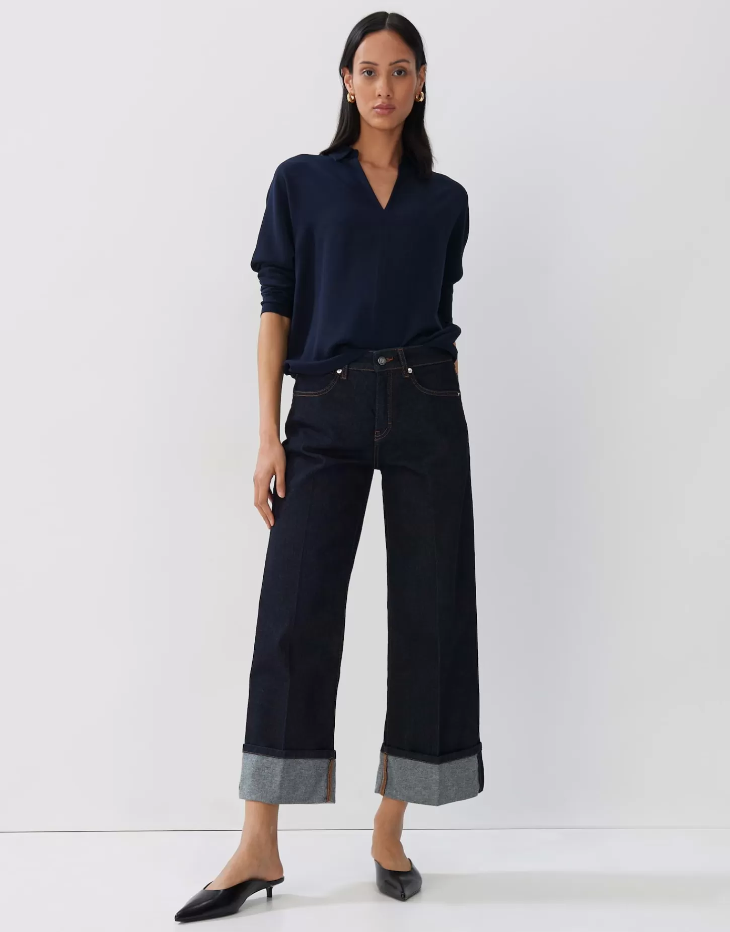 DAMES OPUS Poloshirt Kiby Blauw Online Bestellen