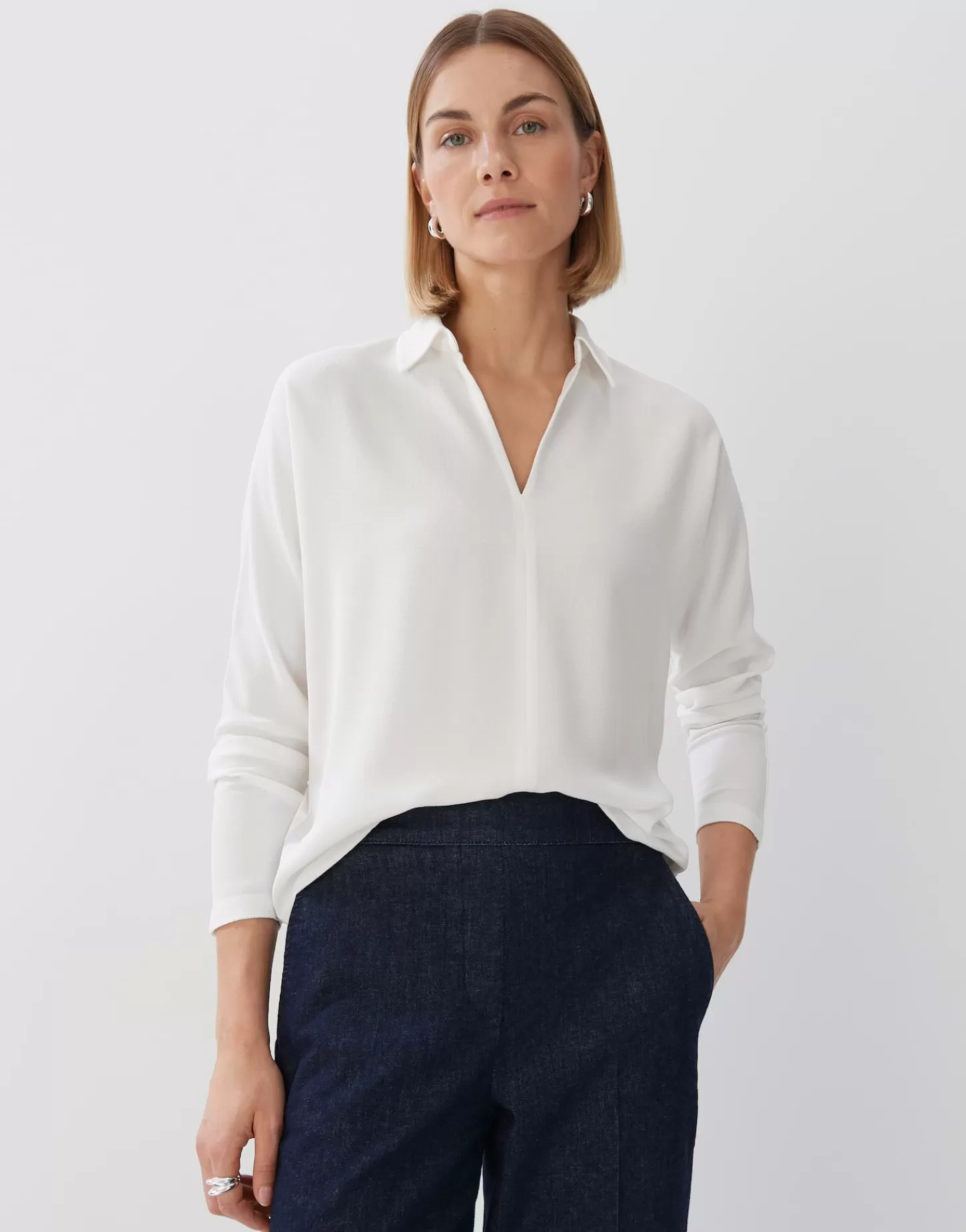 DAMES OPUS Poloshirt Kiby Wit Online Bestellen