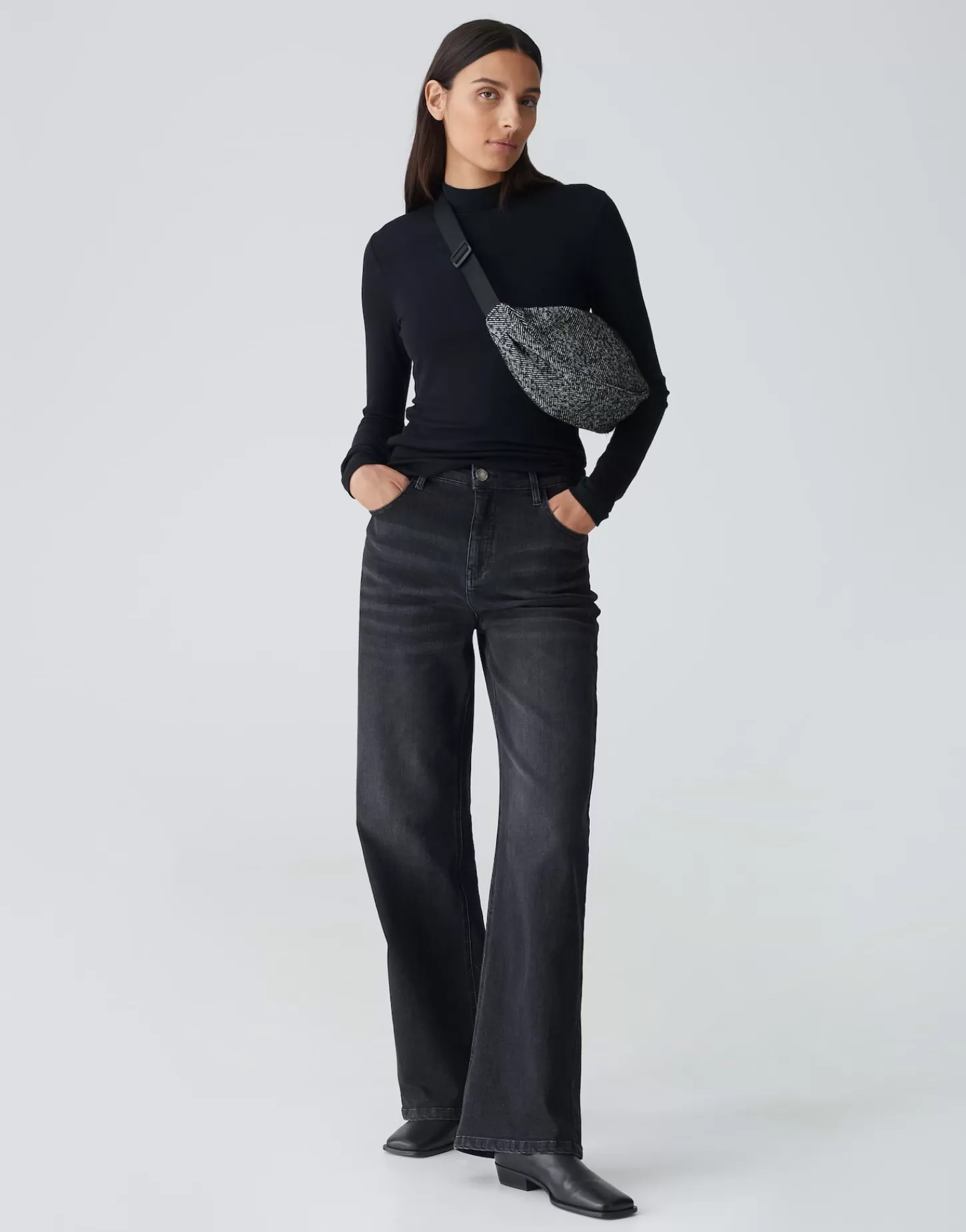 DAMES OPUS Schoudertas Anane Autumn Zwart Online Bestellen