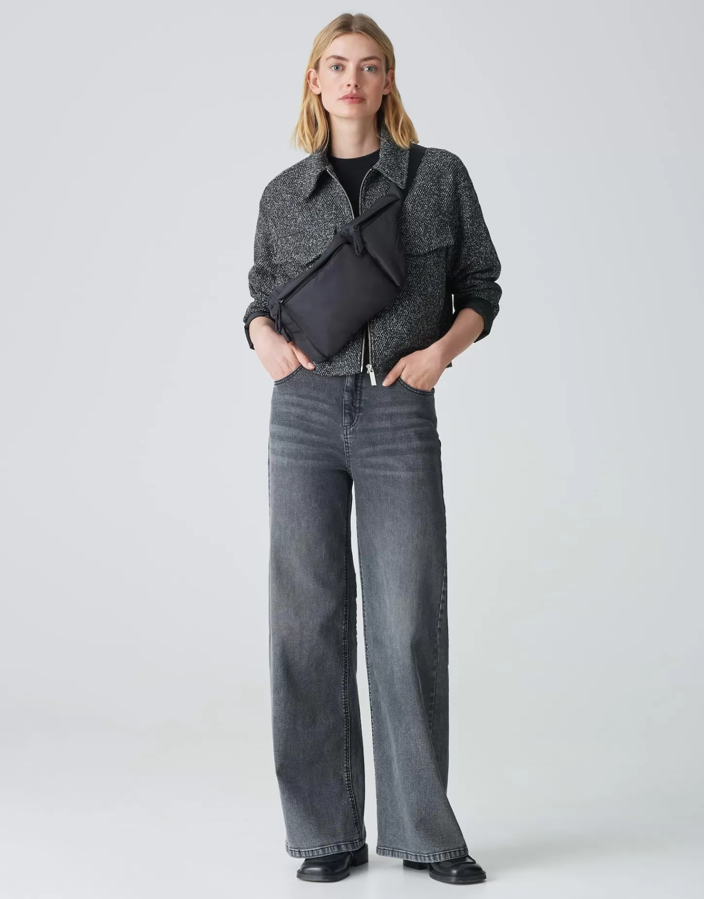 DAMES OPUS Schoudertas Asandi Bag Zwart Online Bestellen