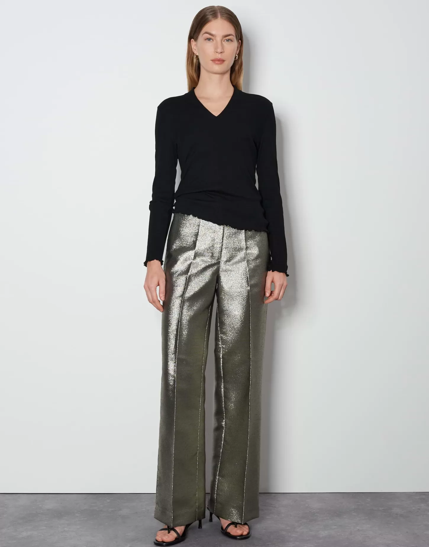 DAMES OPUS Shirt Met V-hals Kalya Zwart Online Bestellen