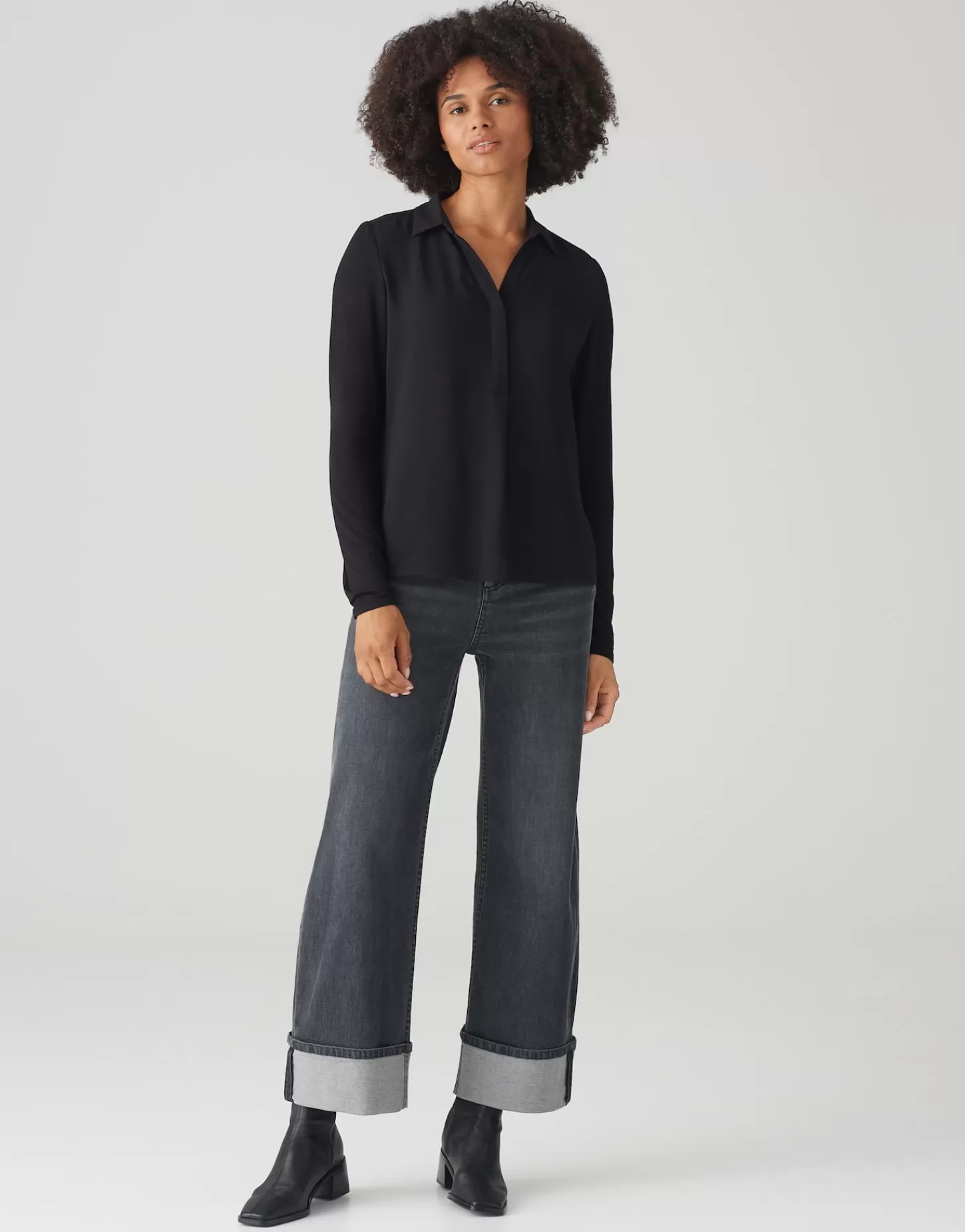 DAMES OPUS Shirtblouse Frera Zwart Online Bestellen