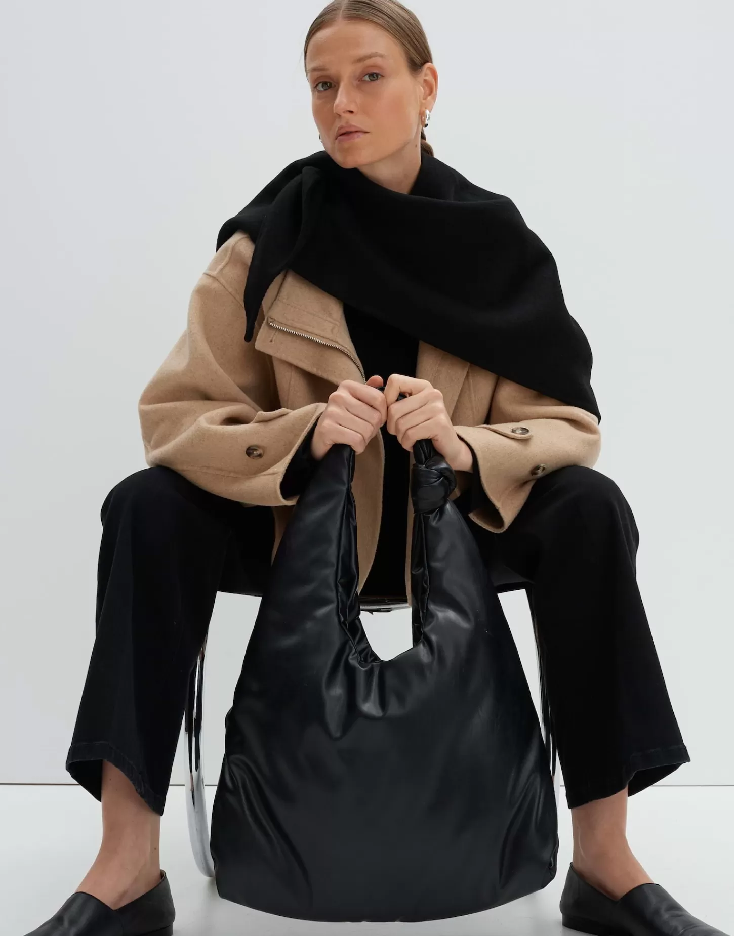 DAMES OPUS Shopper Belonda Bag Zwart Online Bestellen