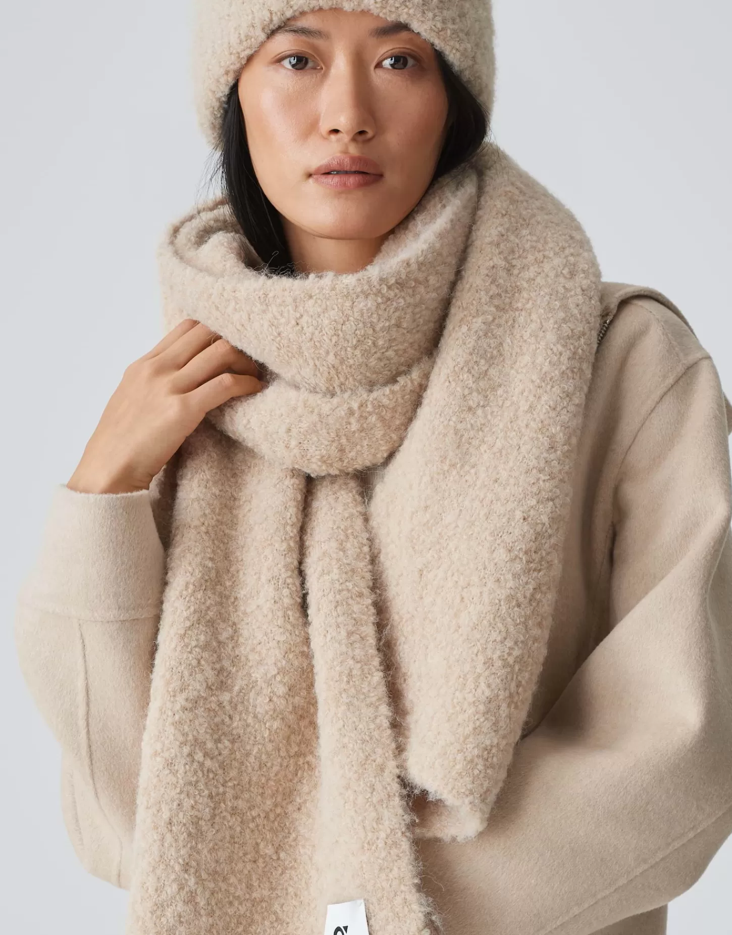 DAMES OPUS Sjaal Apedita Scarf Beige Online Bestellen