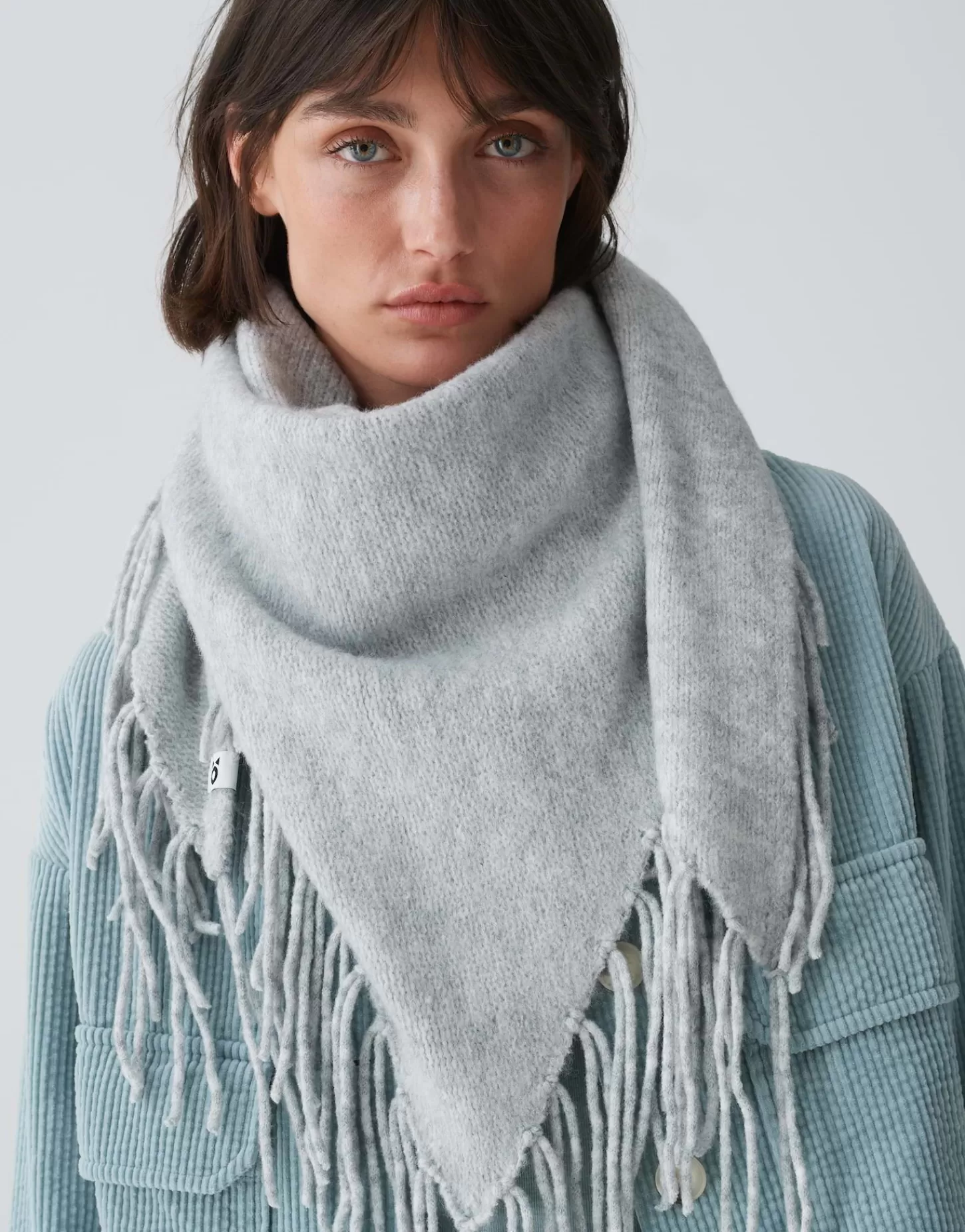 DAMES OPUS Sjaal Awaro Scarf Grijs Online Bestellen