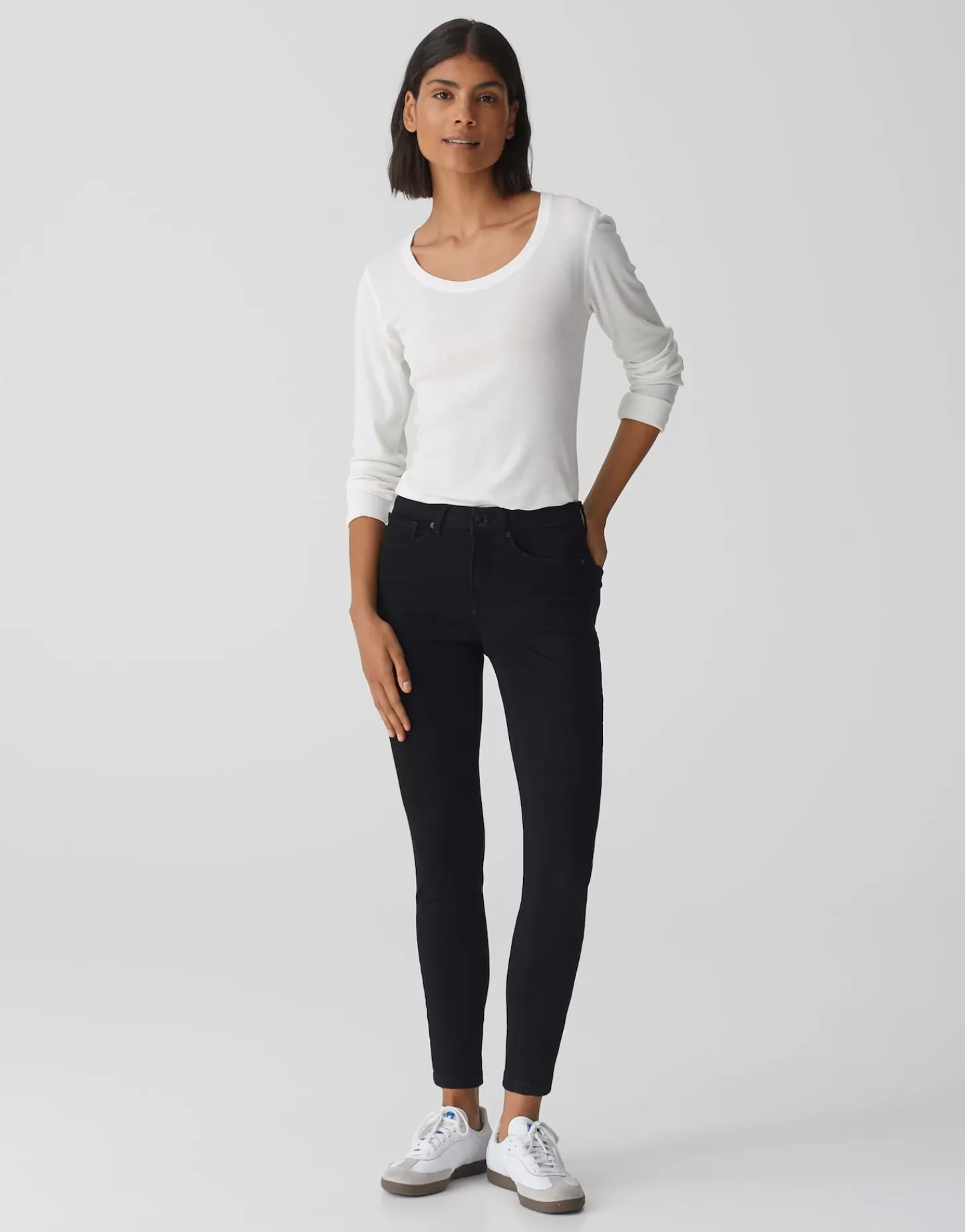 DAMES OPUS Skinny Jeans Elma Zwart Online Bestellen
